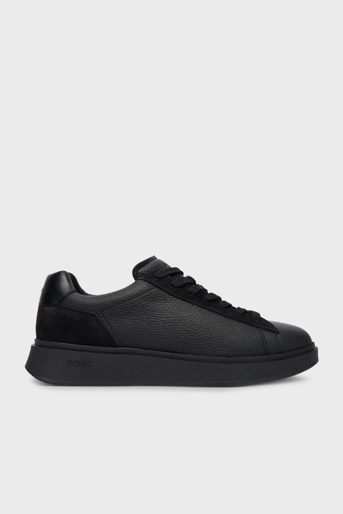 Boss Deri Sneaker Erkek Ayakkabı 50552869 005 SİYAH - 1