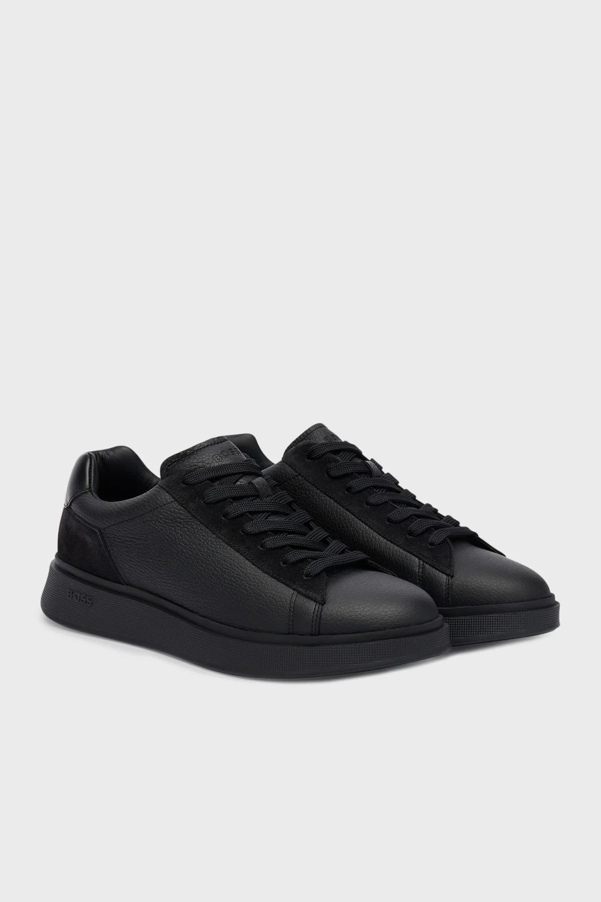 Boss Deri Sneaker Erkek Ayakkabı 50552869 005 SİYAH - 2