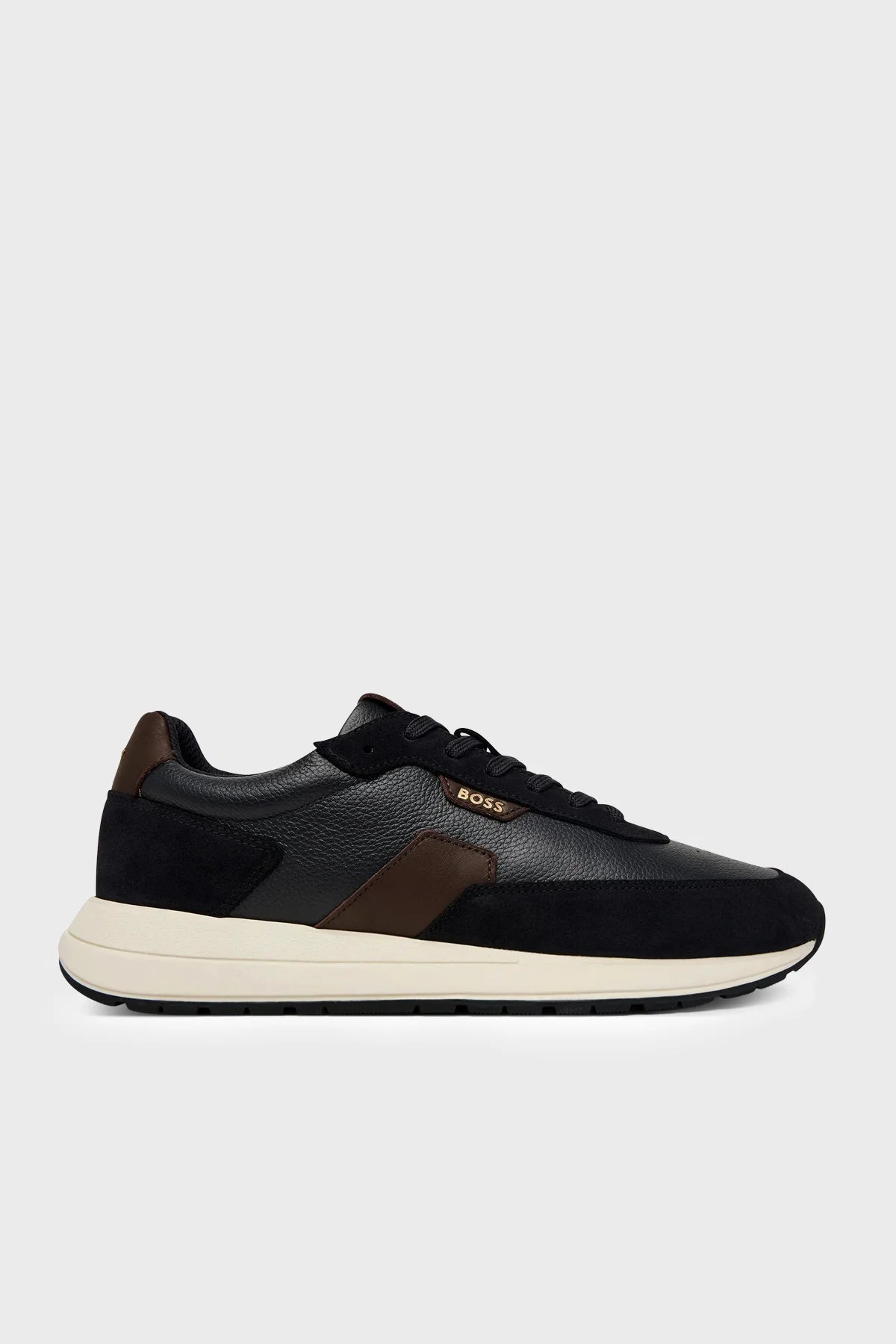 Boss Deri Sneaker Erkek Ayakkabı 50568951 002 Siyah - 1