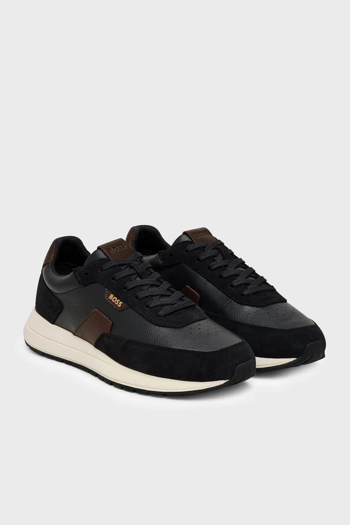 Boss Deri Sneaker Erkek Ayakkabı 50568951 002 Siyah - 2