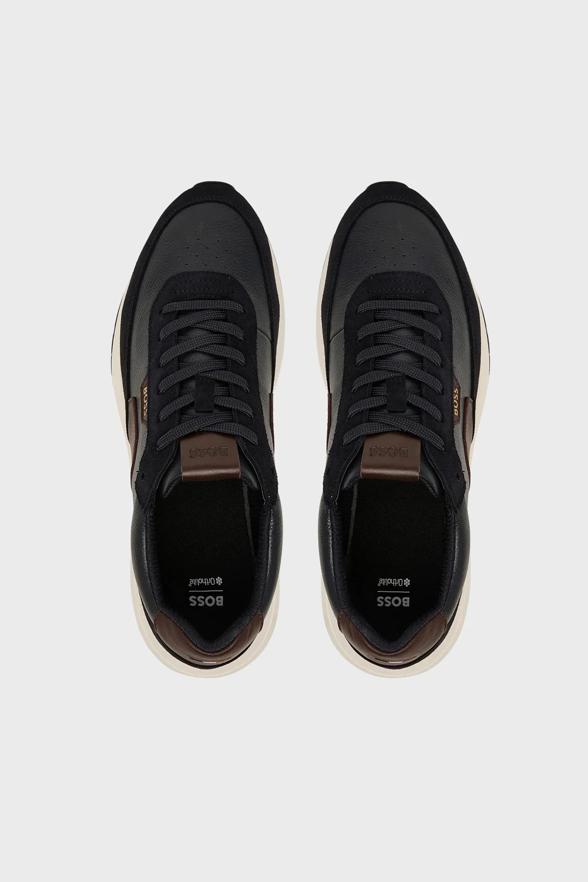 Boss Deri Sneaker Erkek Ayakkabı 50568951 002 Siyah - 3