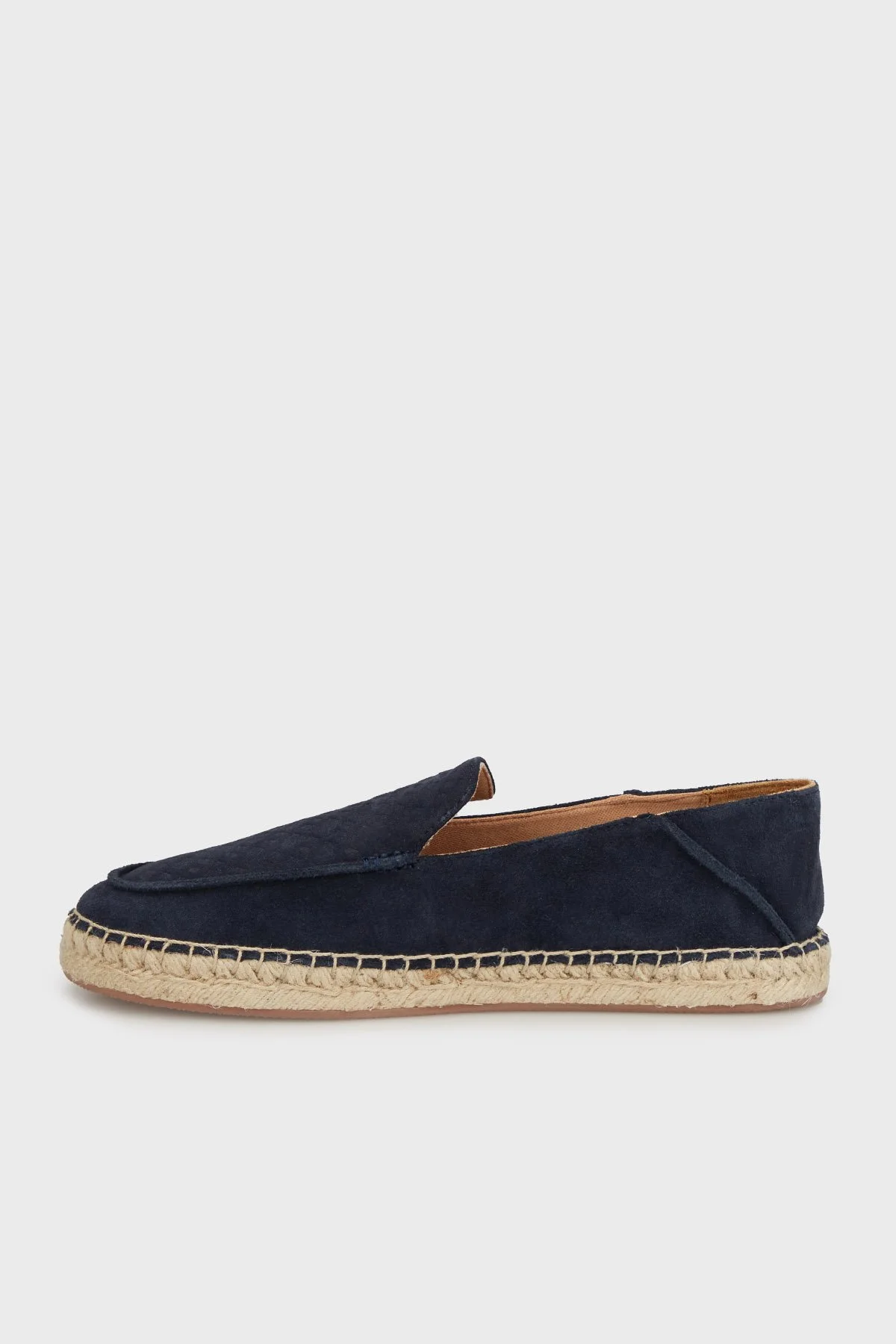 Boss Deri Ve Süet Karışımlı Hasır Detaylı Erkek Espadril 50541781 401 LACİVERT - 3