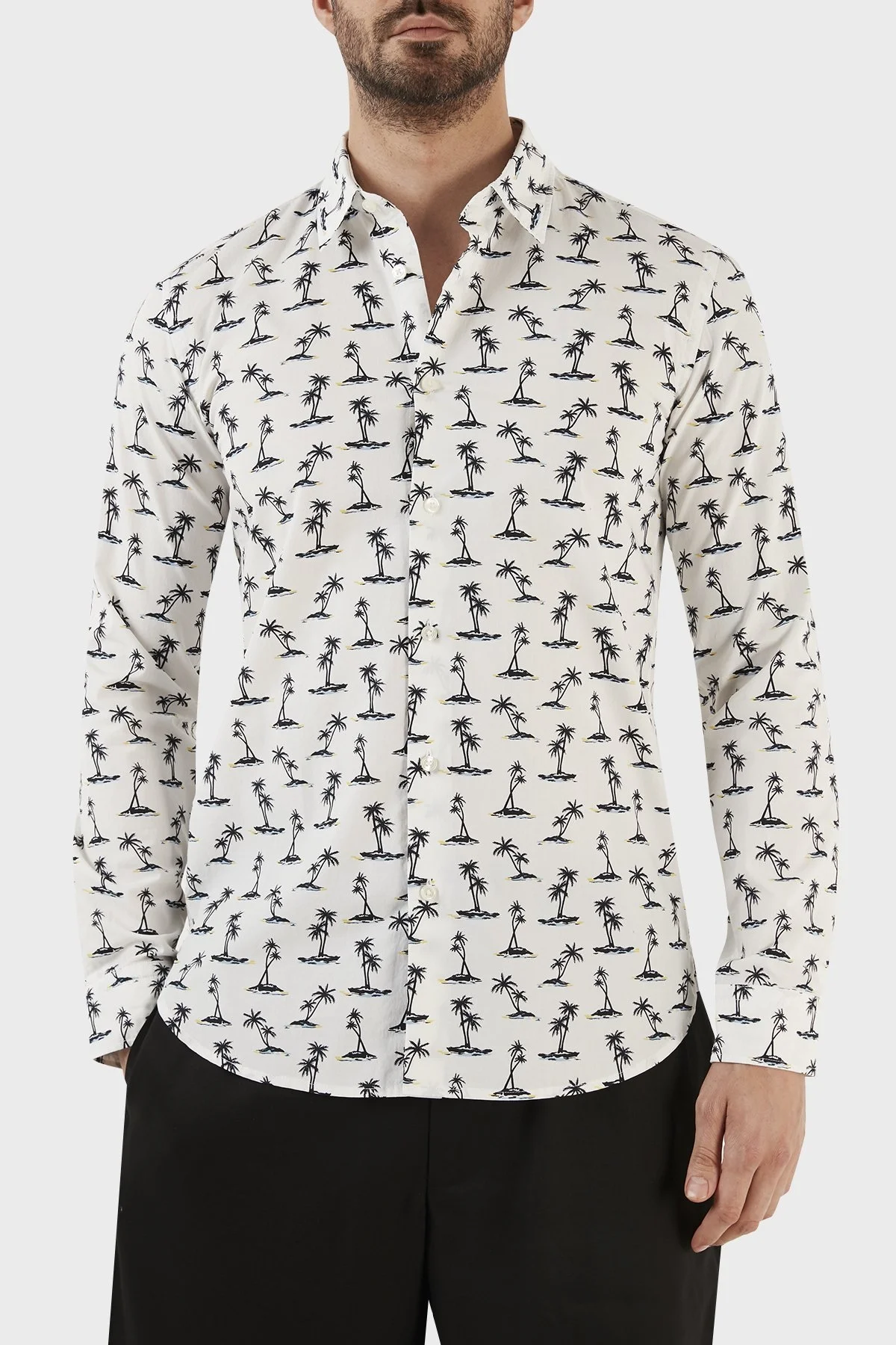 Boss Desenli % 100 Pamuk Slim Fit Erkek Gömlek 50488041 492 EKRU - 4