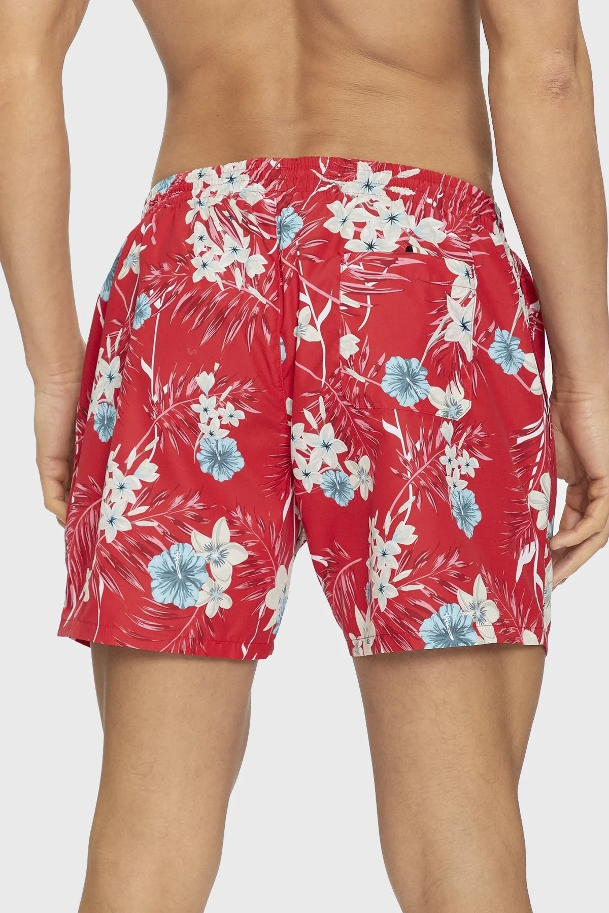 Boss Desenli Belden Bağlamalı Cepli Erkek Mayo Short 50508844 627 KIRMIZI - 6