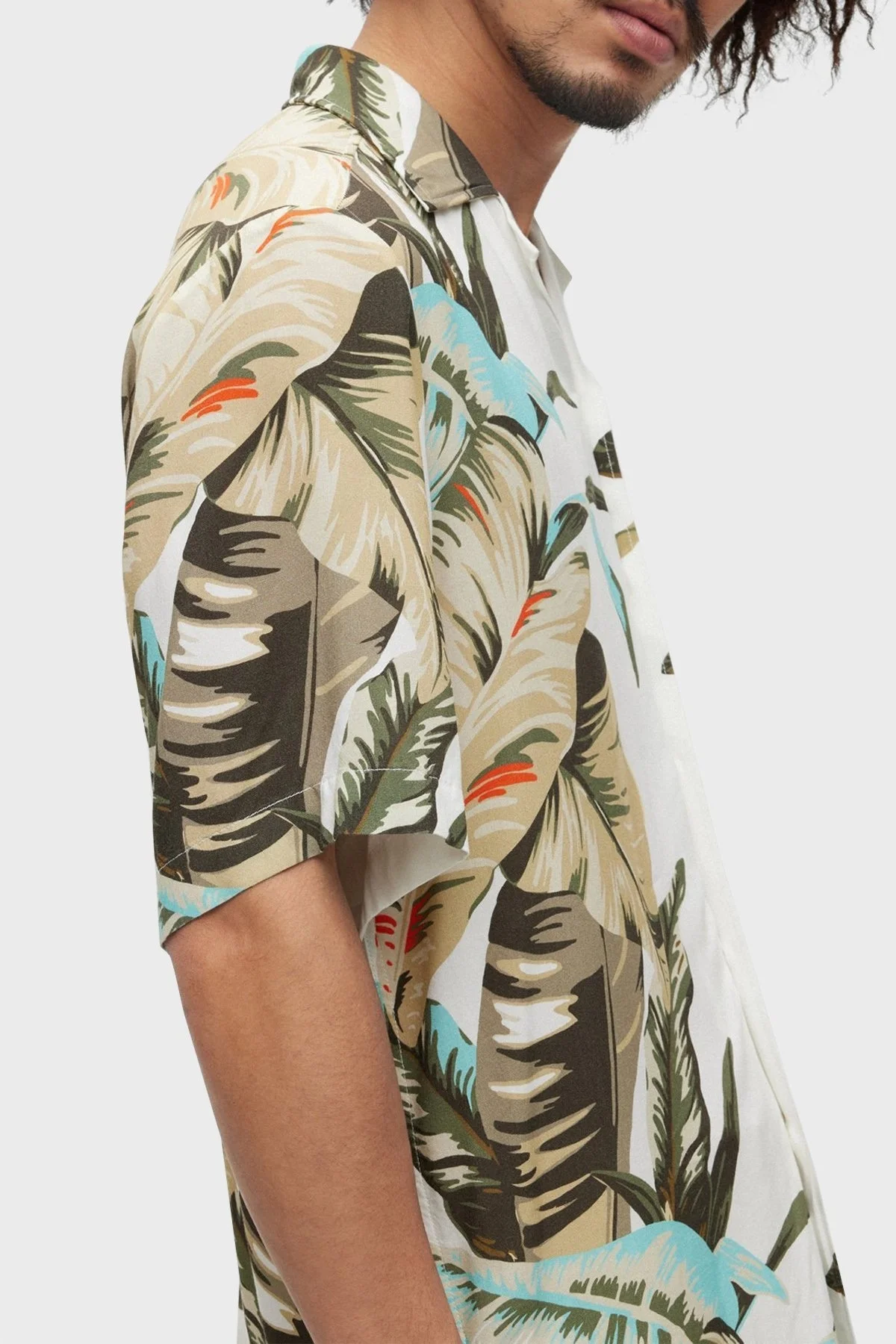 Boss Desenli Regular Fit Kısa Kollu Erkek Gömlek 50489217 100 BEYAZ - 4