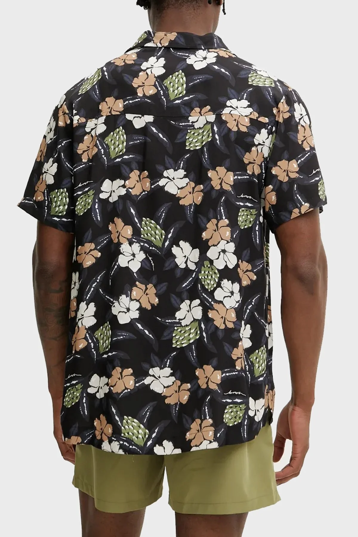 Boss Desenli Regular Fit Kısa Kollu Erkek Gömlek 50535793 003 SİYAH - 3