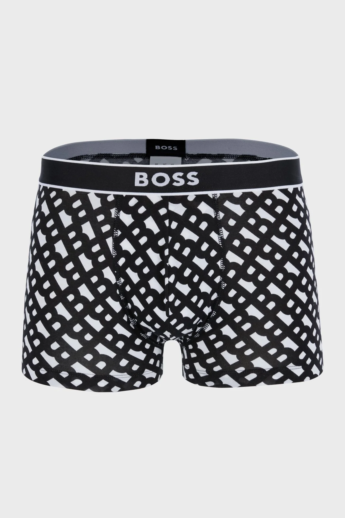 Boss Desenli Streç Pamuklu Konforlu Erkek Boxer 50479053 002 SİYAH - 4