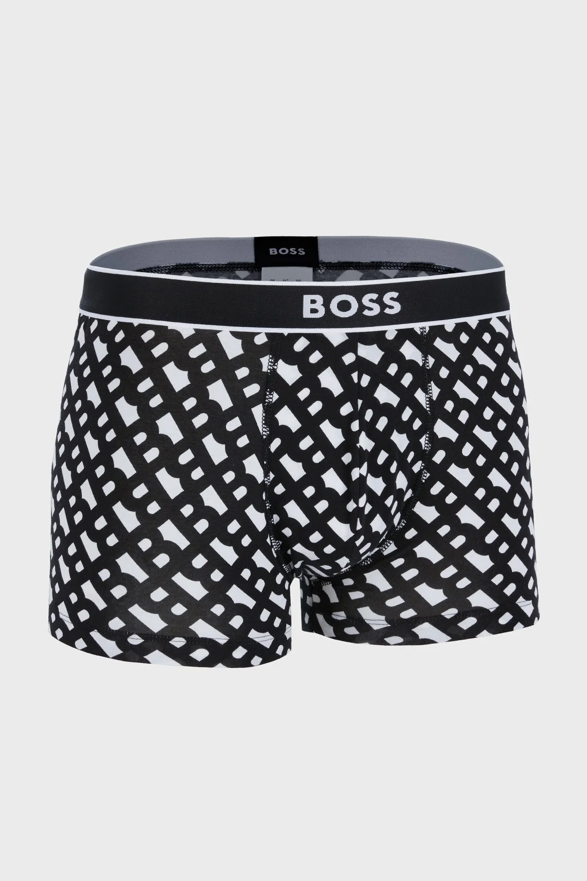 Boss Desenli Streç Pamuklu Konforlu Erkek Boxer 50479053 002 SİYAH - 5