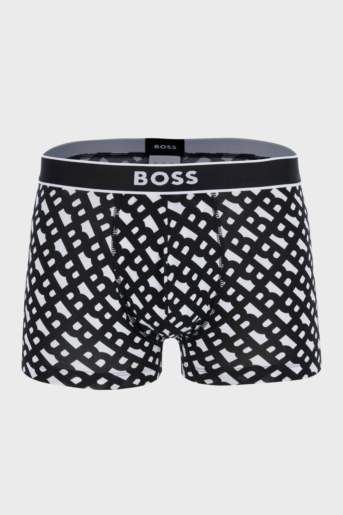 Boss Desenli Streç Pamuklu Konforlu Erkek Boxer 50479053 002 SİYAH - 1