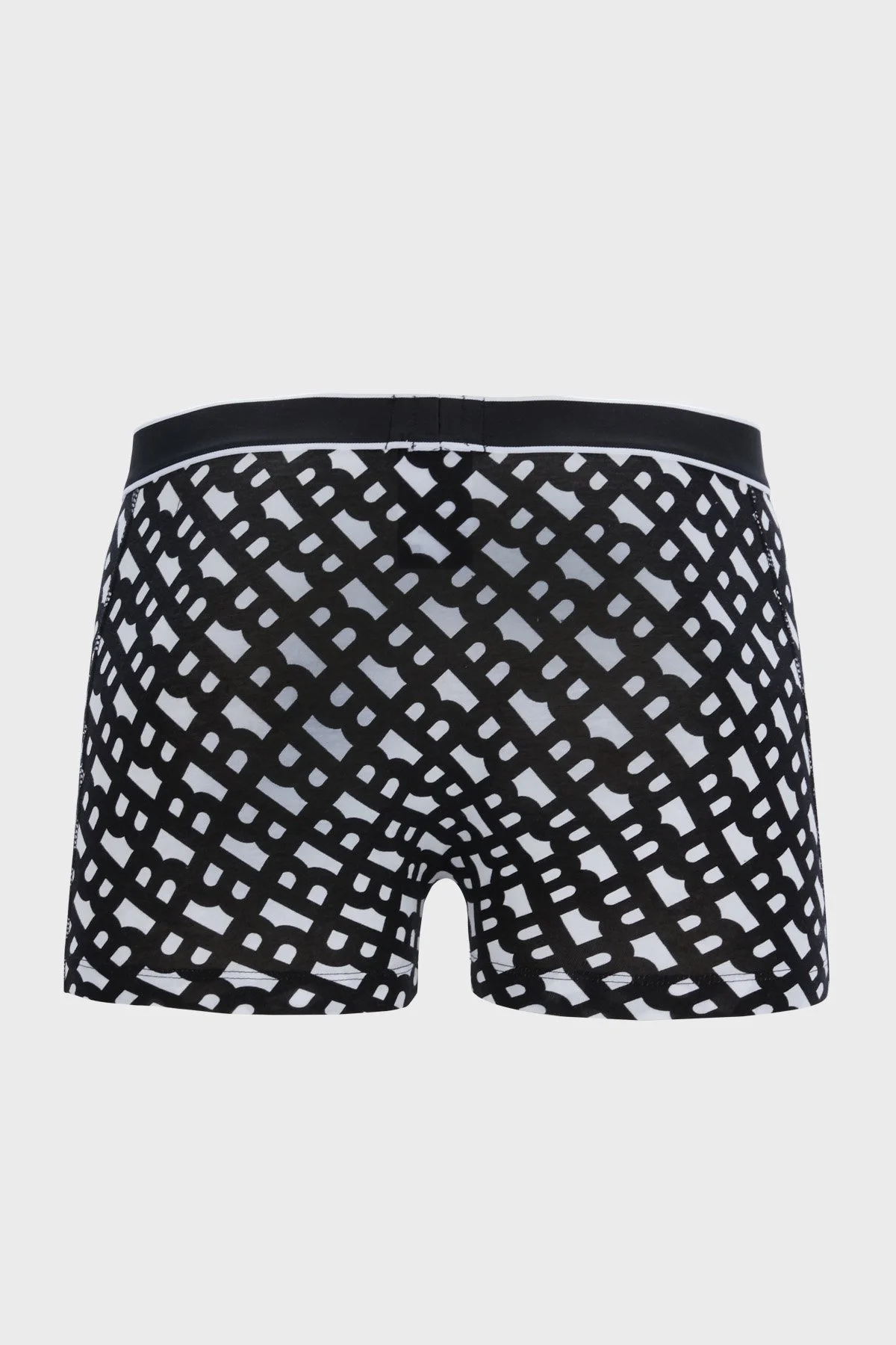 Boss Desenli Streç Pamuklu Konforlu Erkek Boxer 50479053 002 SİYAH - 3