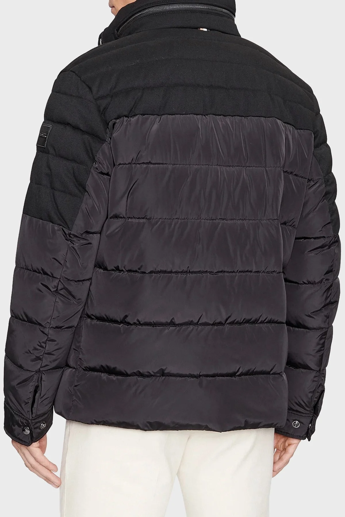 Boss Dik Yaka Su İtici Regular Fit Erkek Mont 50497841 001 SİYAH - 2