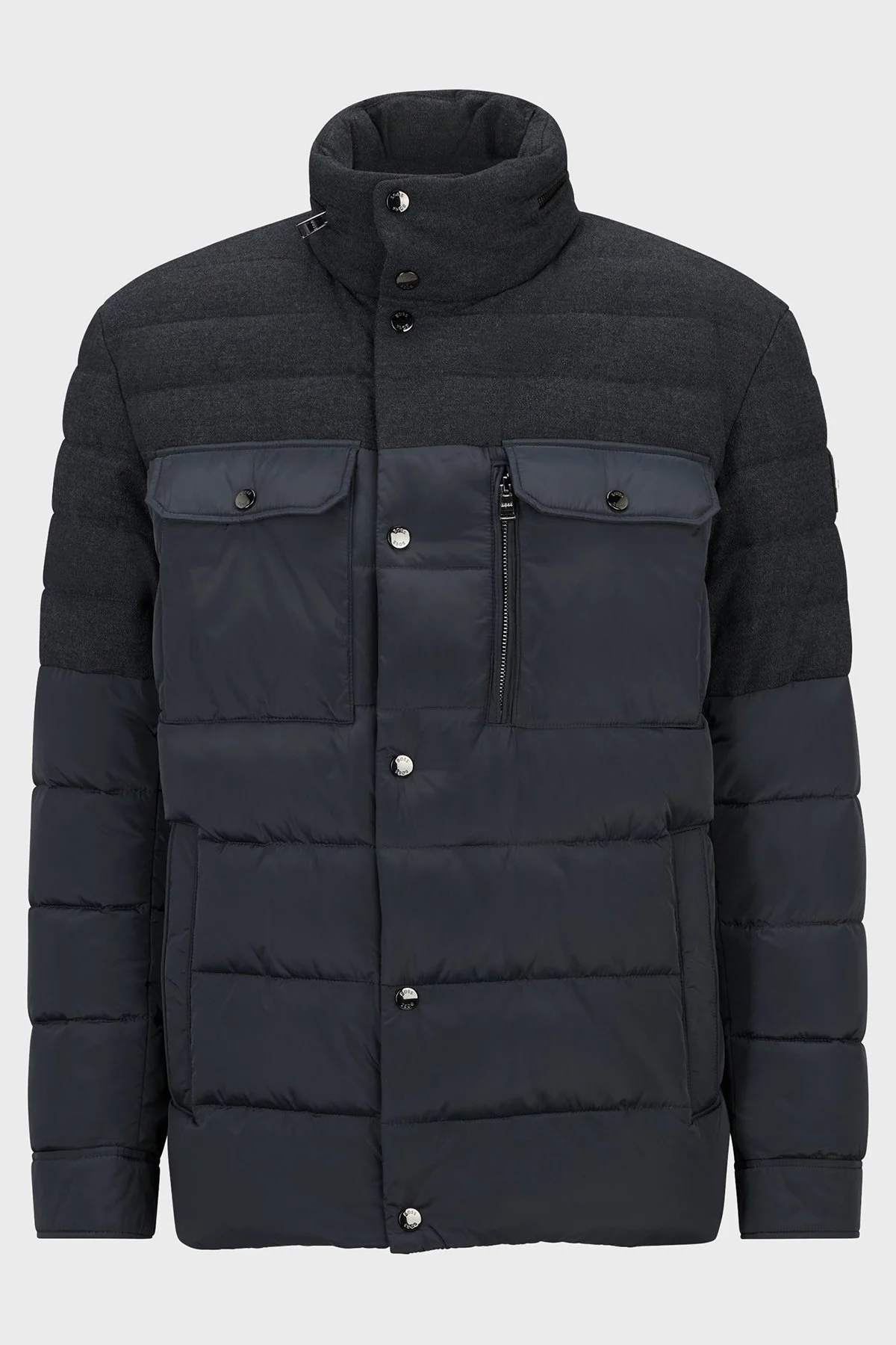 Boss Dik Yaka Su İtici Regular Fit Erkek Mont 50497841 061 ANTRASİT - 6