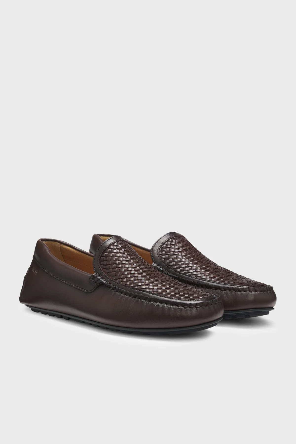Boss Dokuma Üst Kısmı Deri Makosen Erkek Ayakkabı 50563133 203 KAHVE - 3