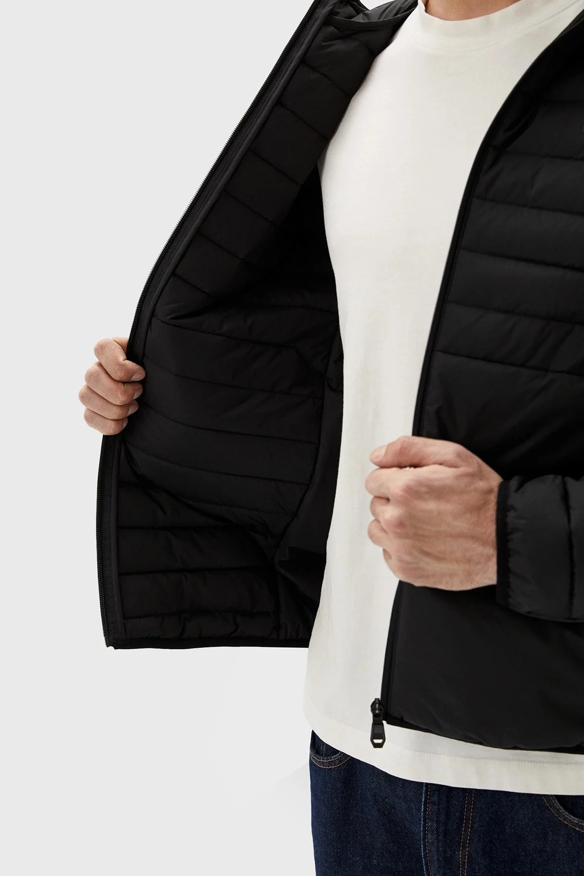 Boss Dolgulu Regular Fit Kapüşonlu Erkek Mont 50514761 001 SİYAH - 2