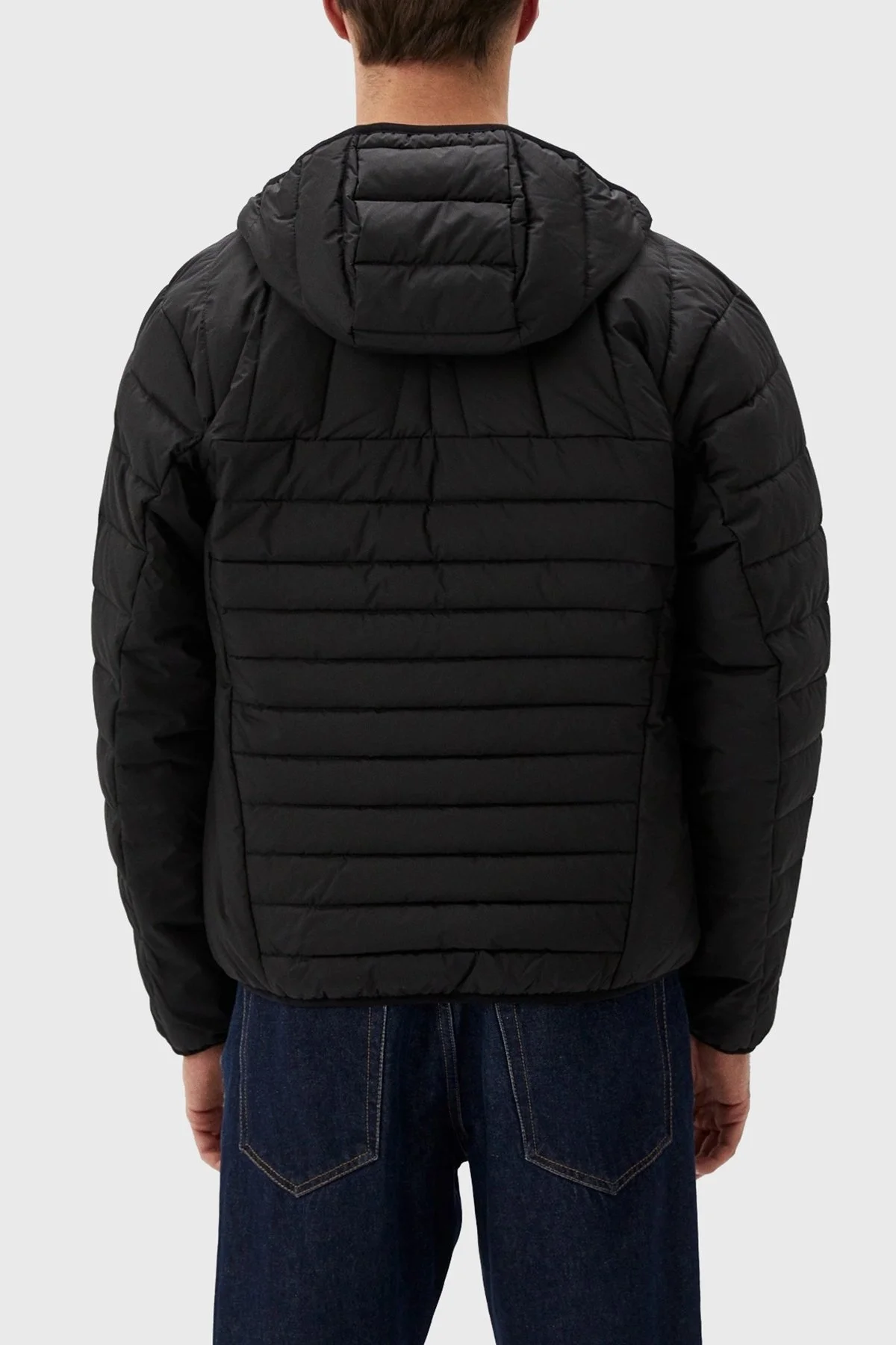 Boss Dolgulu Regular Fit Kapüşonlu Erkek Mont 50514761 001 SİYAH - 4