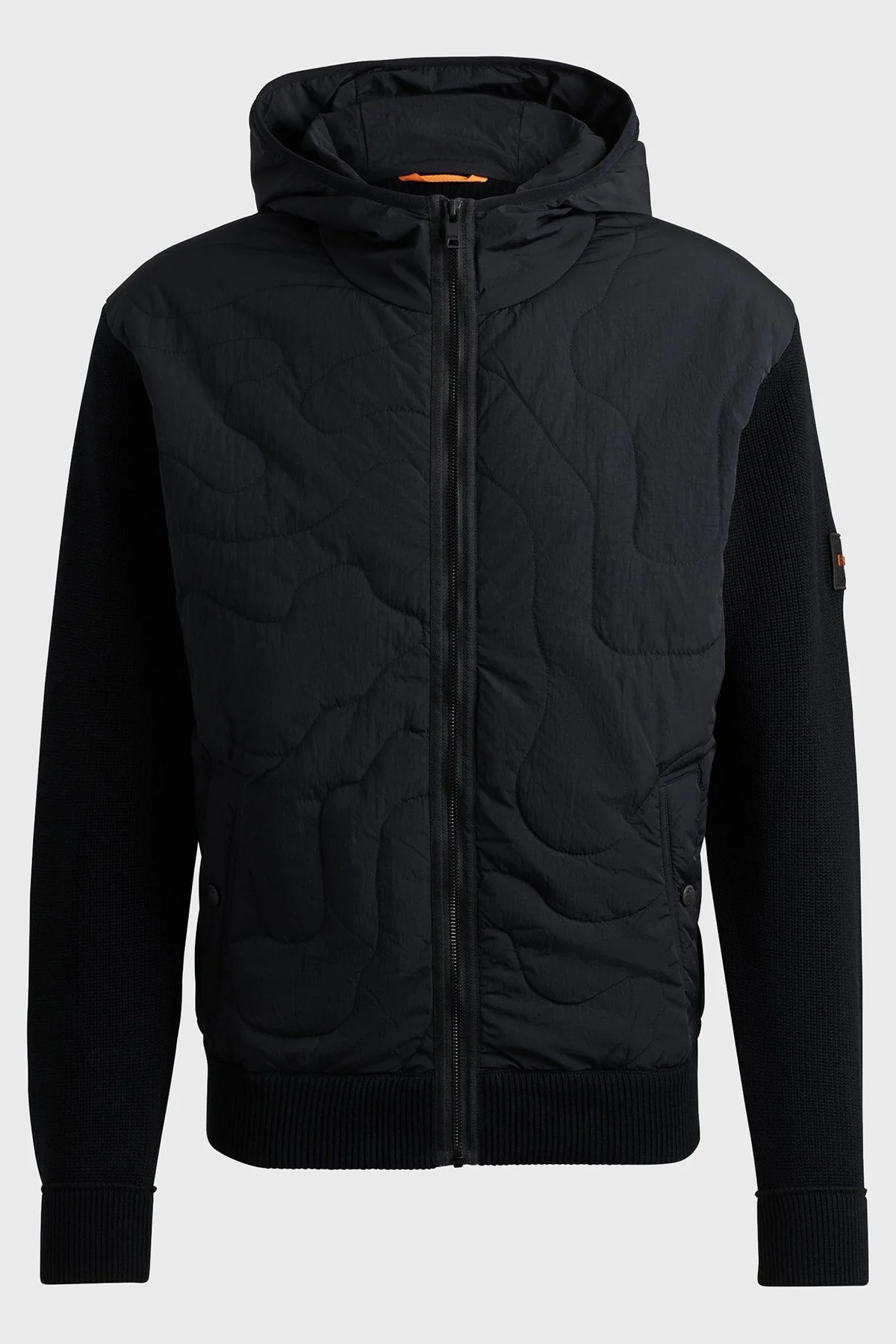Boss Dolgulu Regular Fit Kapüşonlu Erkek Mont 50516886 001 SİYAH - 5