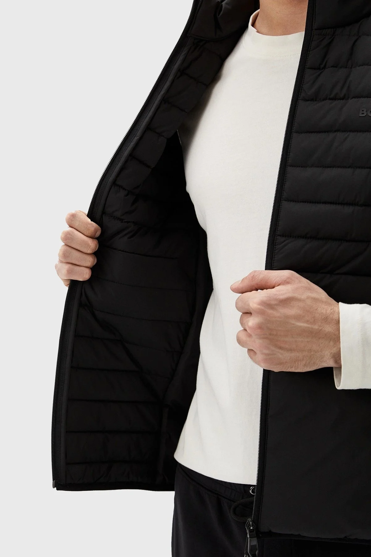 Boss Dolgulu Regular Fit Şişme Erkek Yelek 50514762 001 SİYAH - 2