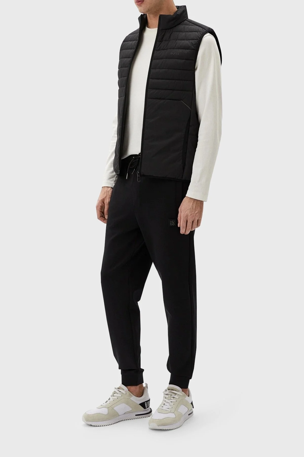 Boss Dolgulu Regular Fit Şişme Erkek Yelek 50514762 001 SİYAH - 3