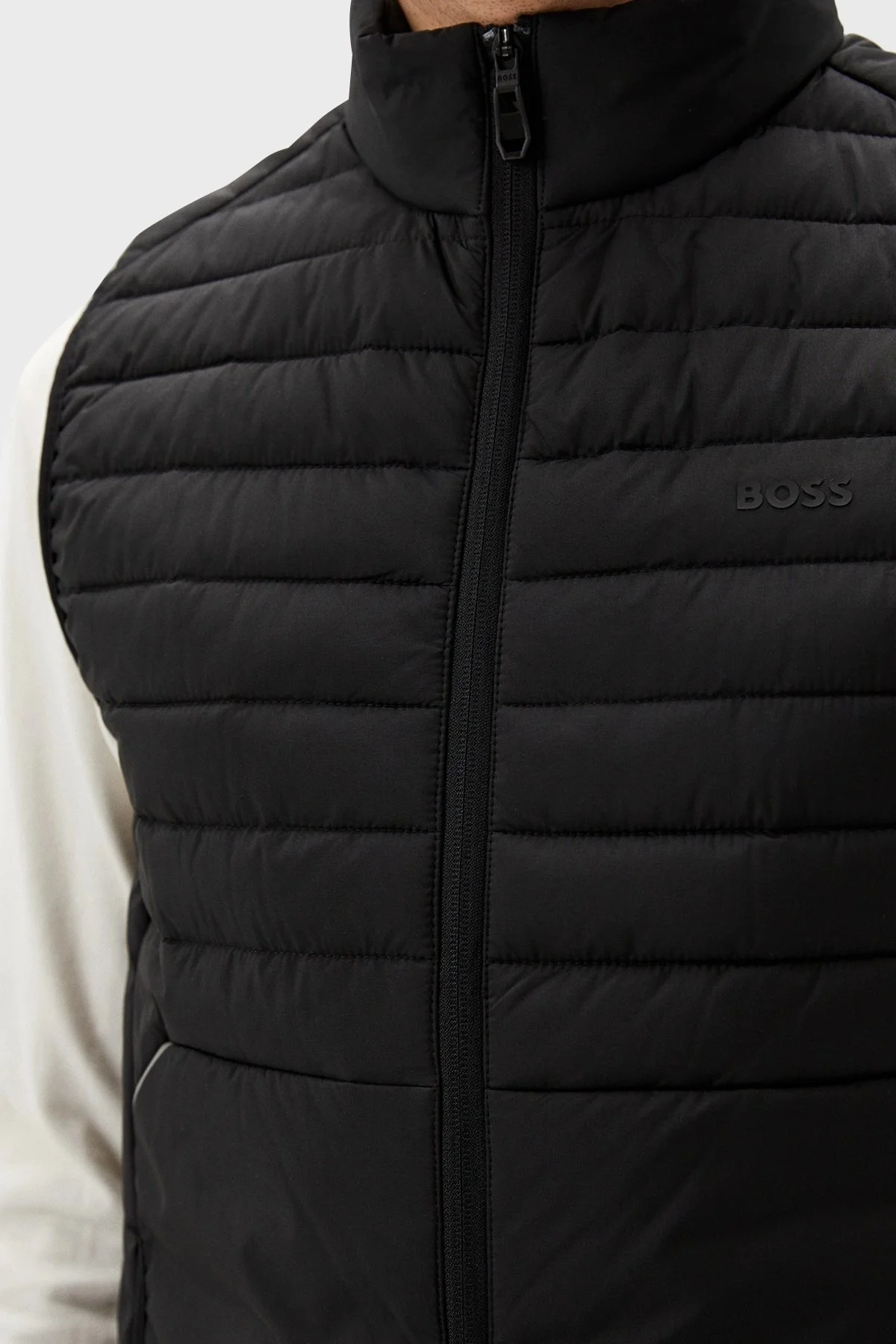 Boss Dolgulu Regular Fit Şişme Erkek Yelek 50514762 001 SİYAH - 4