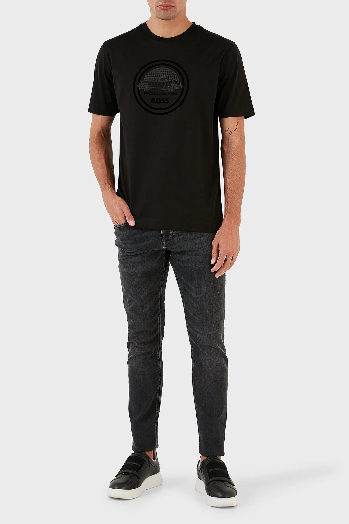 Boss Delaware BC-P Streç Pamuklu Düşük Bel Slim Fit Jeans Erkek Kot Pantolon 50495937 004 SİYAH - 1