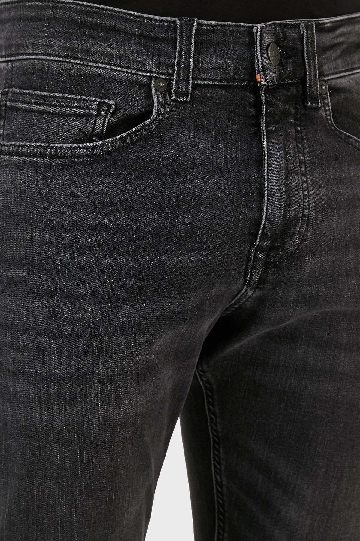 Boss Delaware BC-P Streç Pamuklu Düşük Bel Slim Fit Jeans Erkek Kot Pantolon 50495937 004 SİYAH - 5