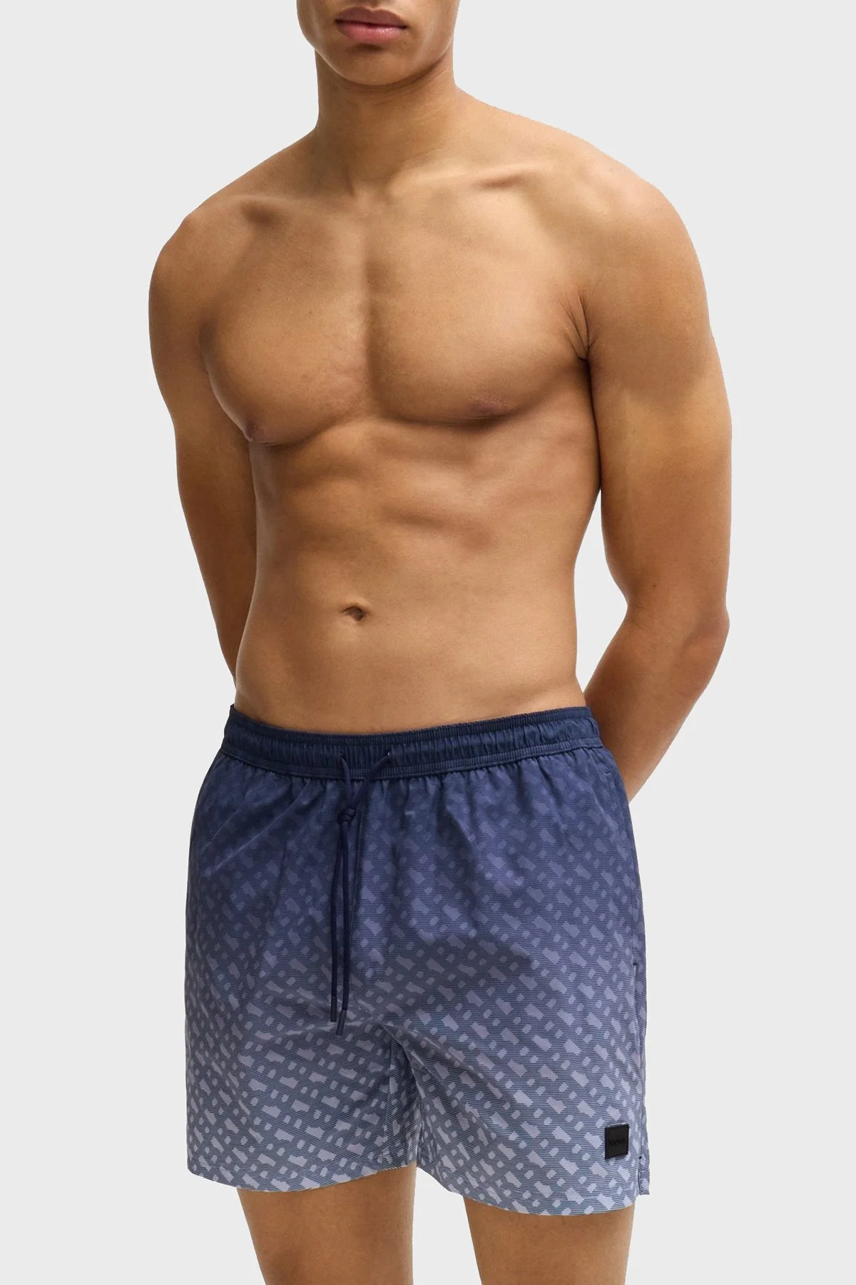 Boss Efekt Desenli Cepli Mayo Erkek Short 50534343 413 MAVİ - 1