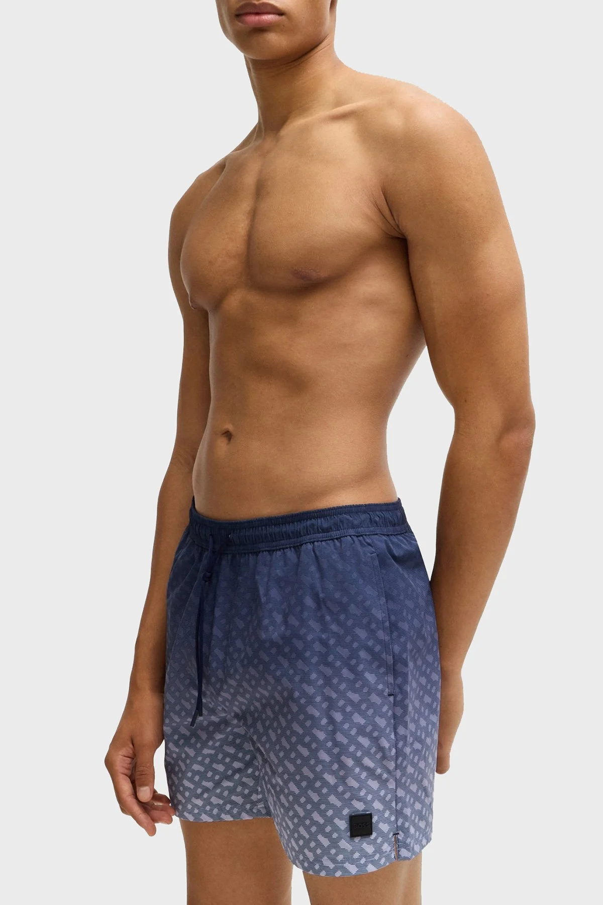 Boss Efekt Desenli Cepli Mayo Erkek Short 50534343 413 MAVİ - 2