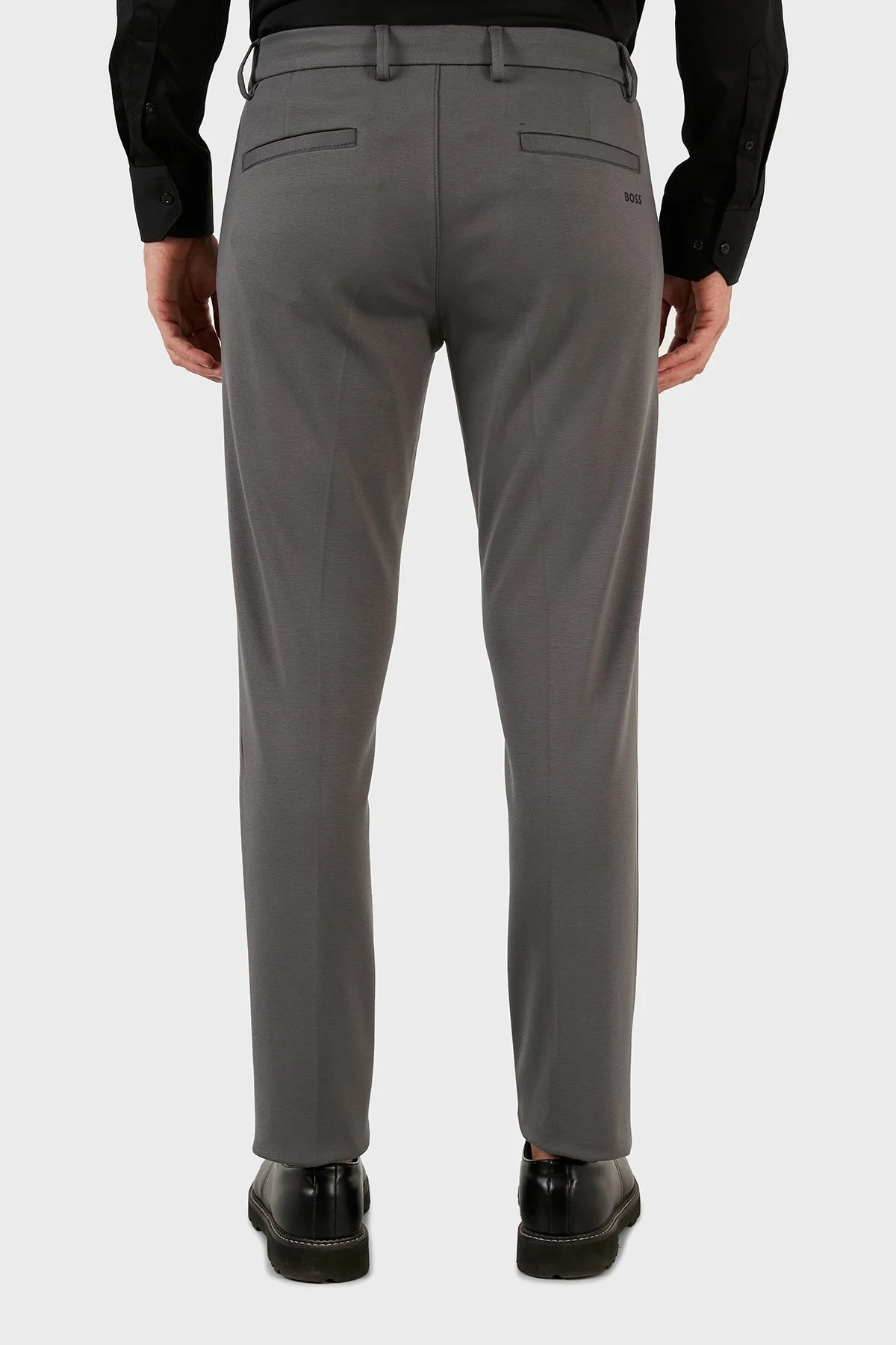 Boss Elastik Bel Bantlı Normal Bel Slim Fit Chino Erkek Pantolon 50478784 021 ANTRASİT - 6