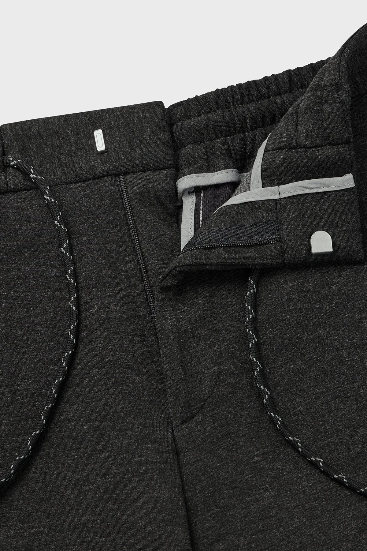 Boss Elastik Paçalı Belden Bağlamalı Regular Fit Streç Erkek Pantolon 50484696 021 ANTRASİT - 5