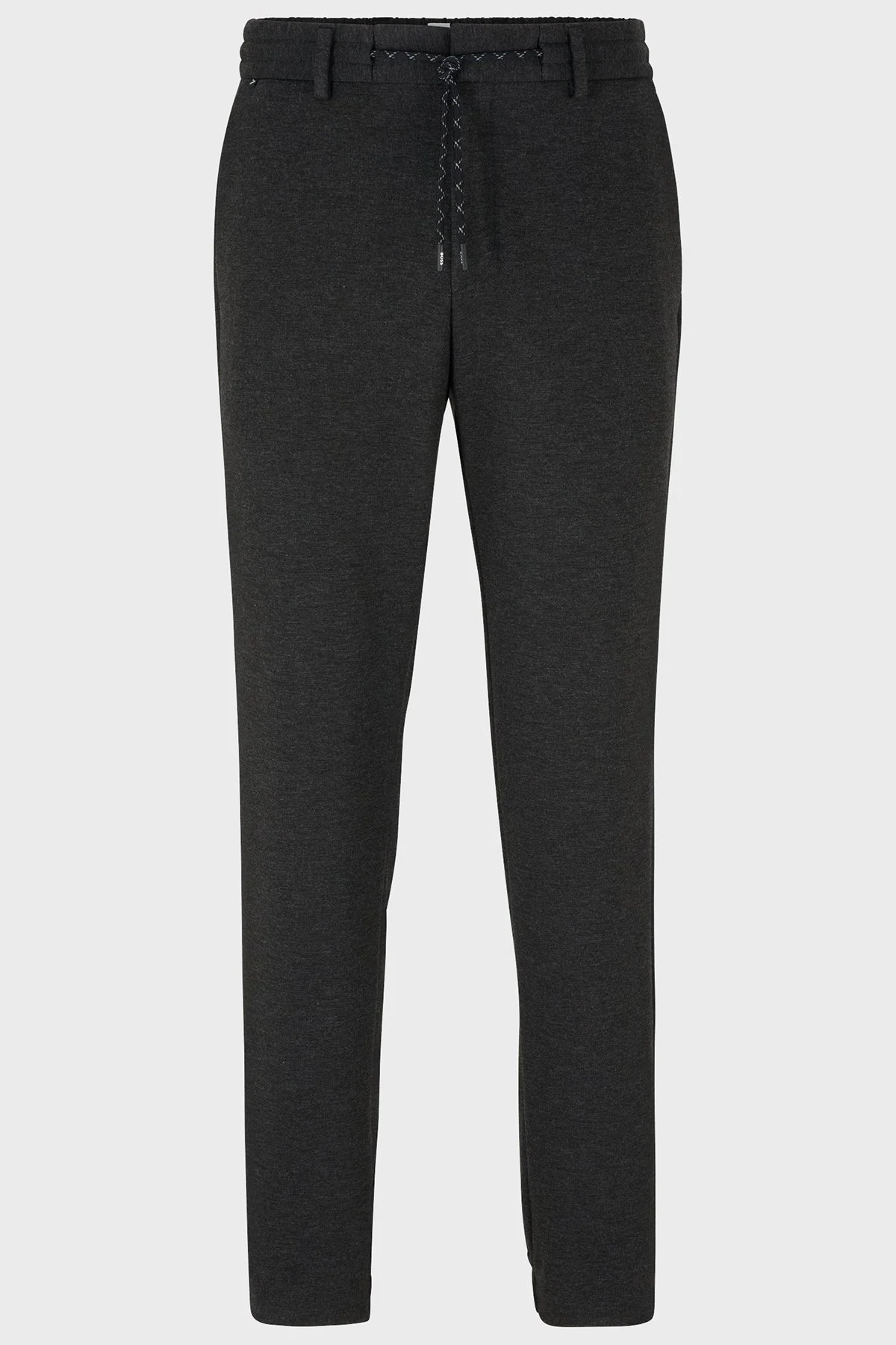 Boss Elastik Paçalı Belden Bağlamalı Regular Fit Streç Erkek Pantolon 50484696 021 ANTRASİT - 6