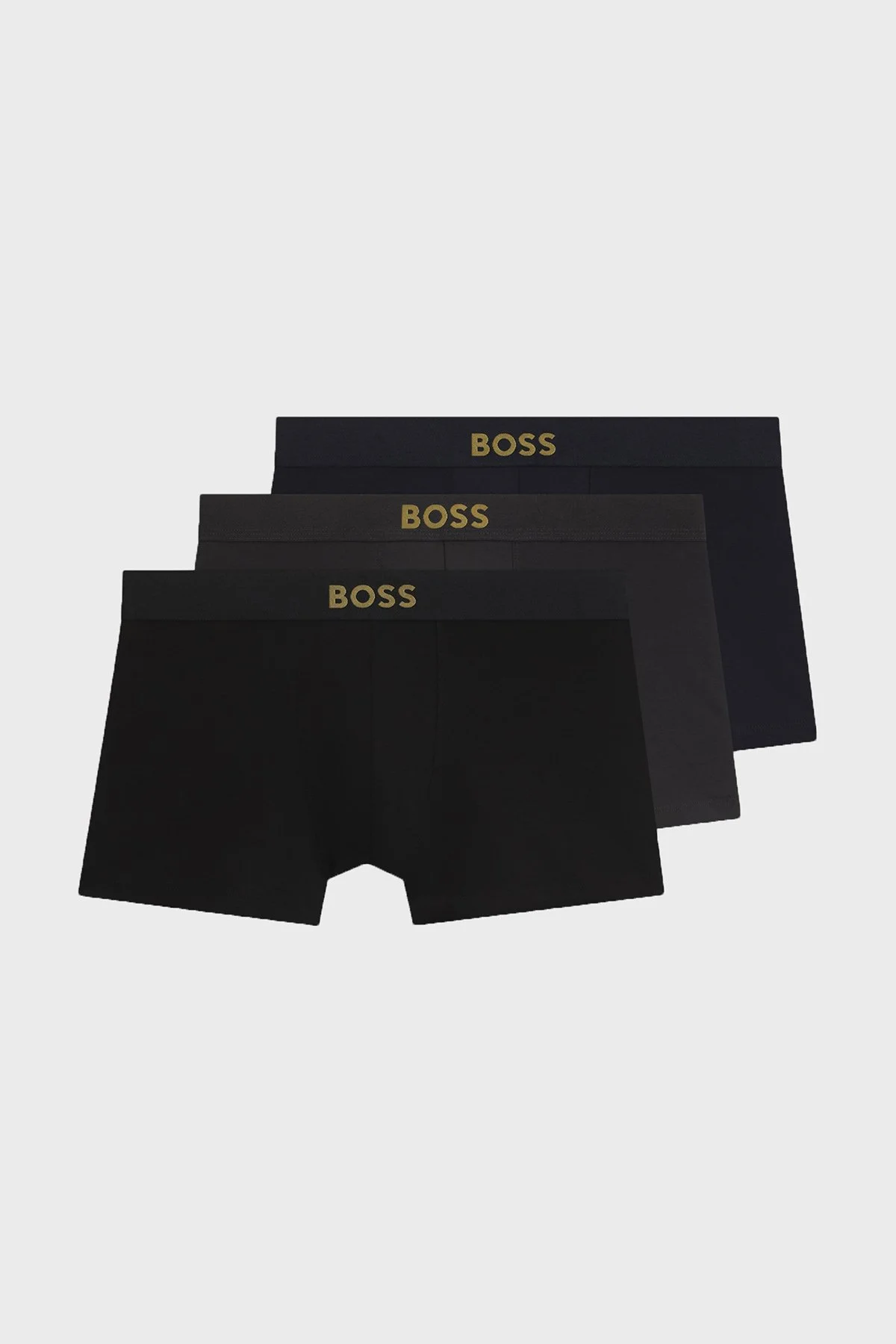 Boss Erkek Boxer 50570030 991 Siyah-antrasit-siyah - 1