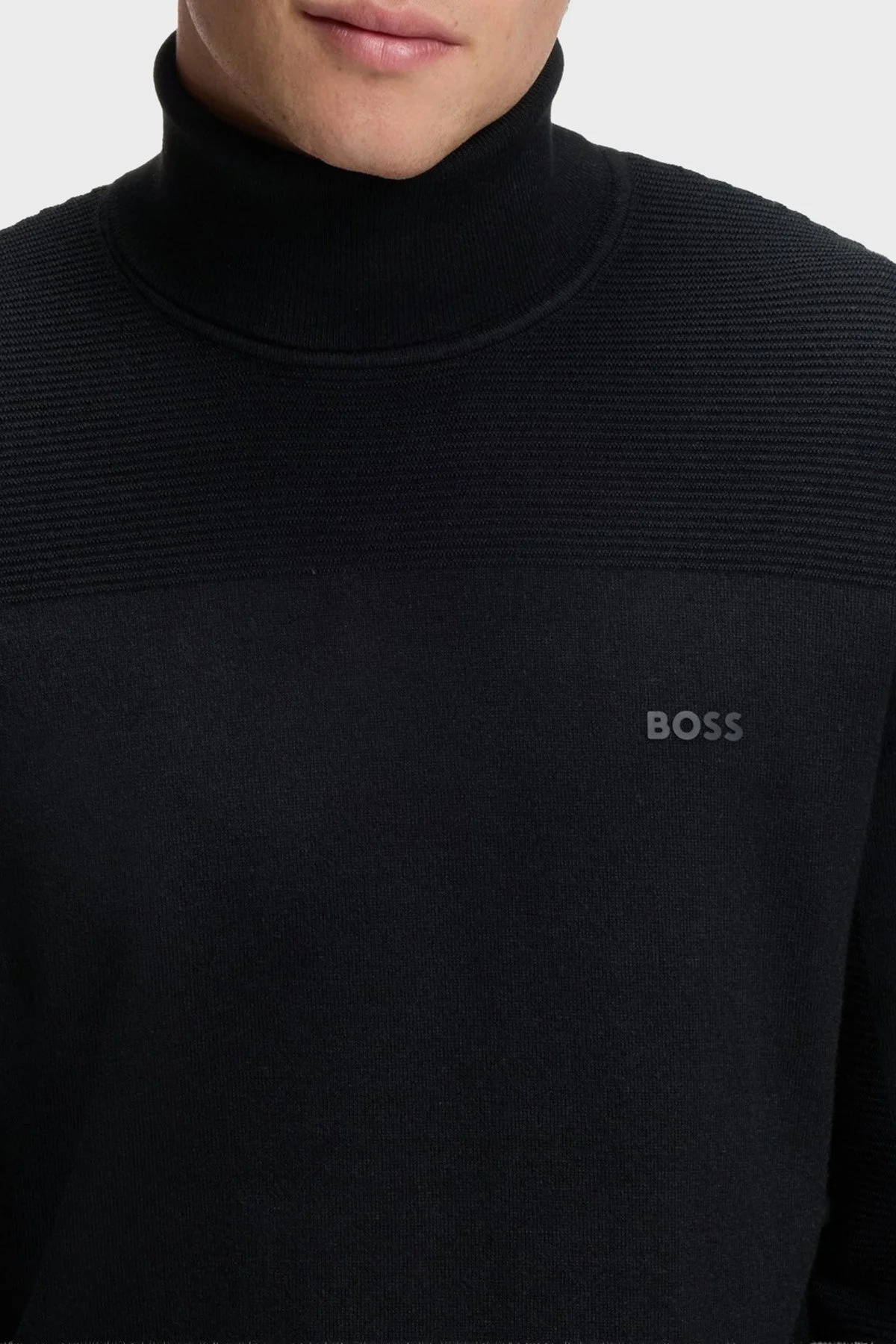 Boss Erkek Kazak 50568950 001 Siyah - 4