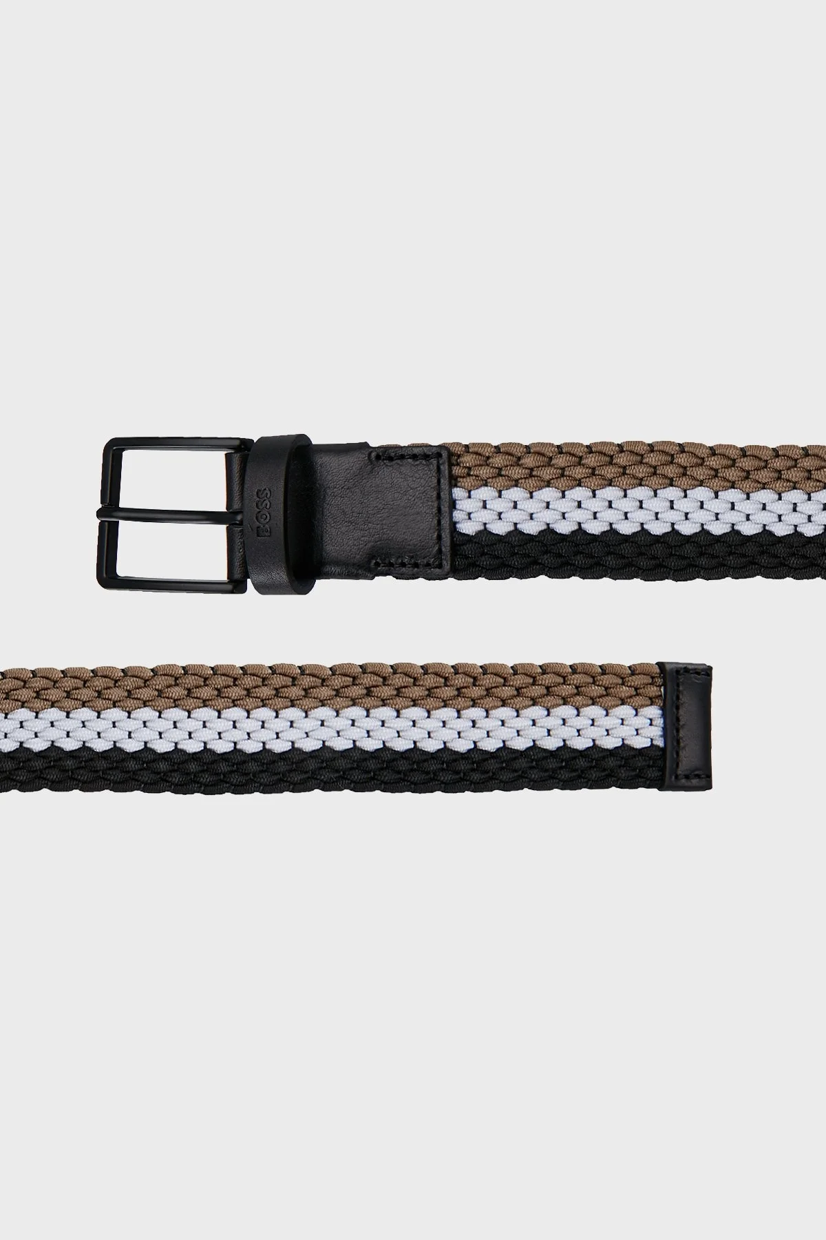 Boss Erkek Kemer 50471384 960 BEYAZ-KAHVE - 2
