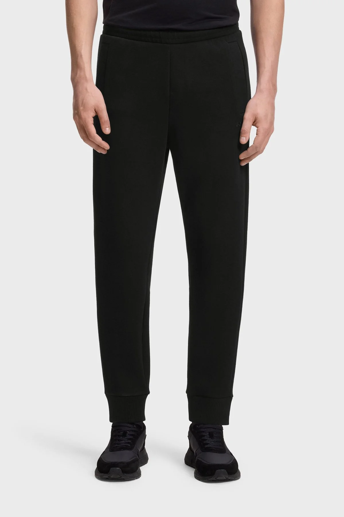 Boss Pamuklu Regular Fit Lastikl Paça Jogger Erkek Pantolon 50566830 001 Siyah - 1