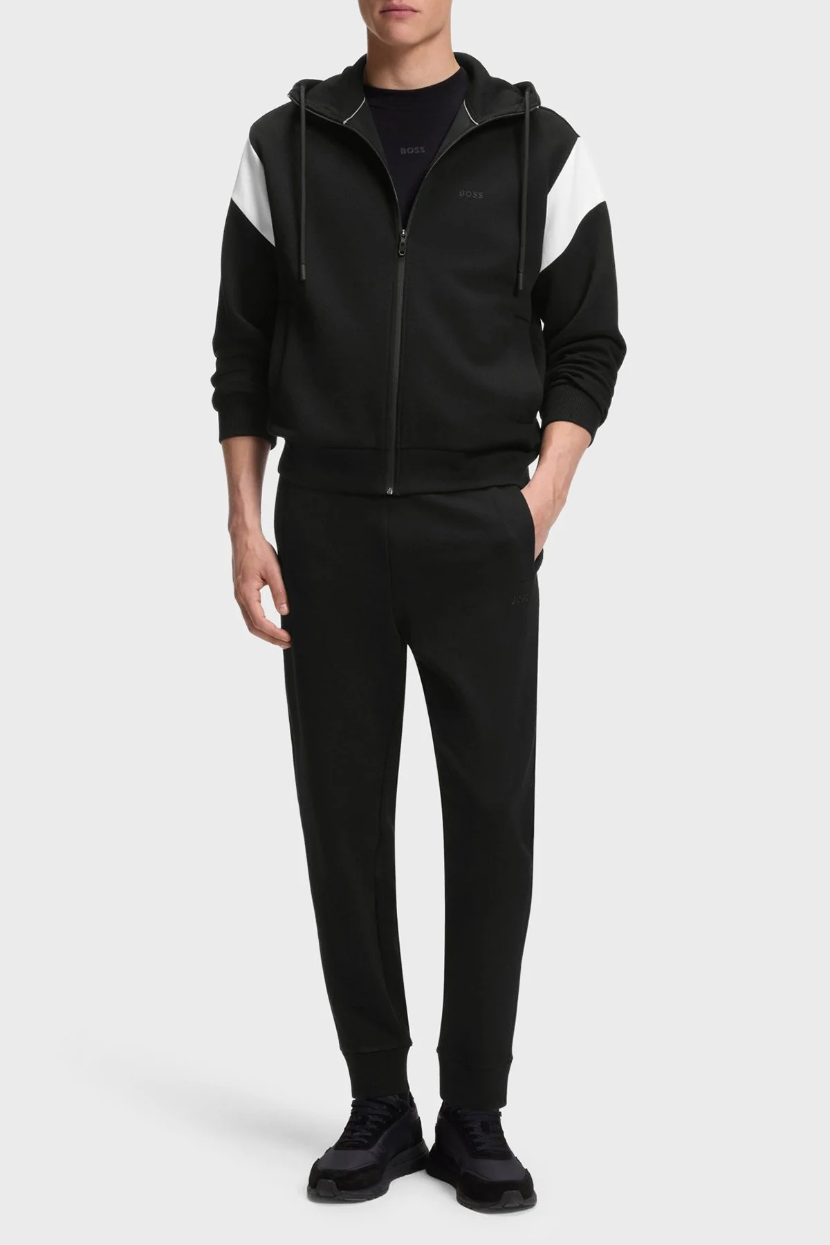 Boss Pamuklu Regular Fit Lastikl Paça Jogger Erkek Pantolon 50566830 001 Siyah - 2