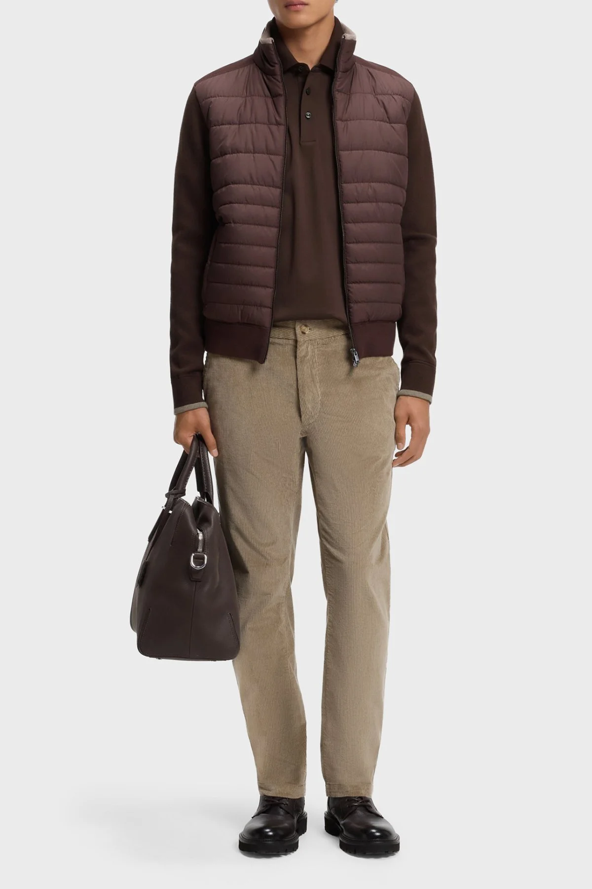 Boss Erkek Polo 50523917 209 Kahve - 3