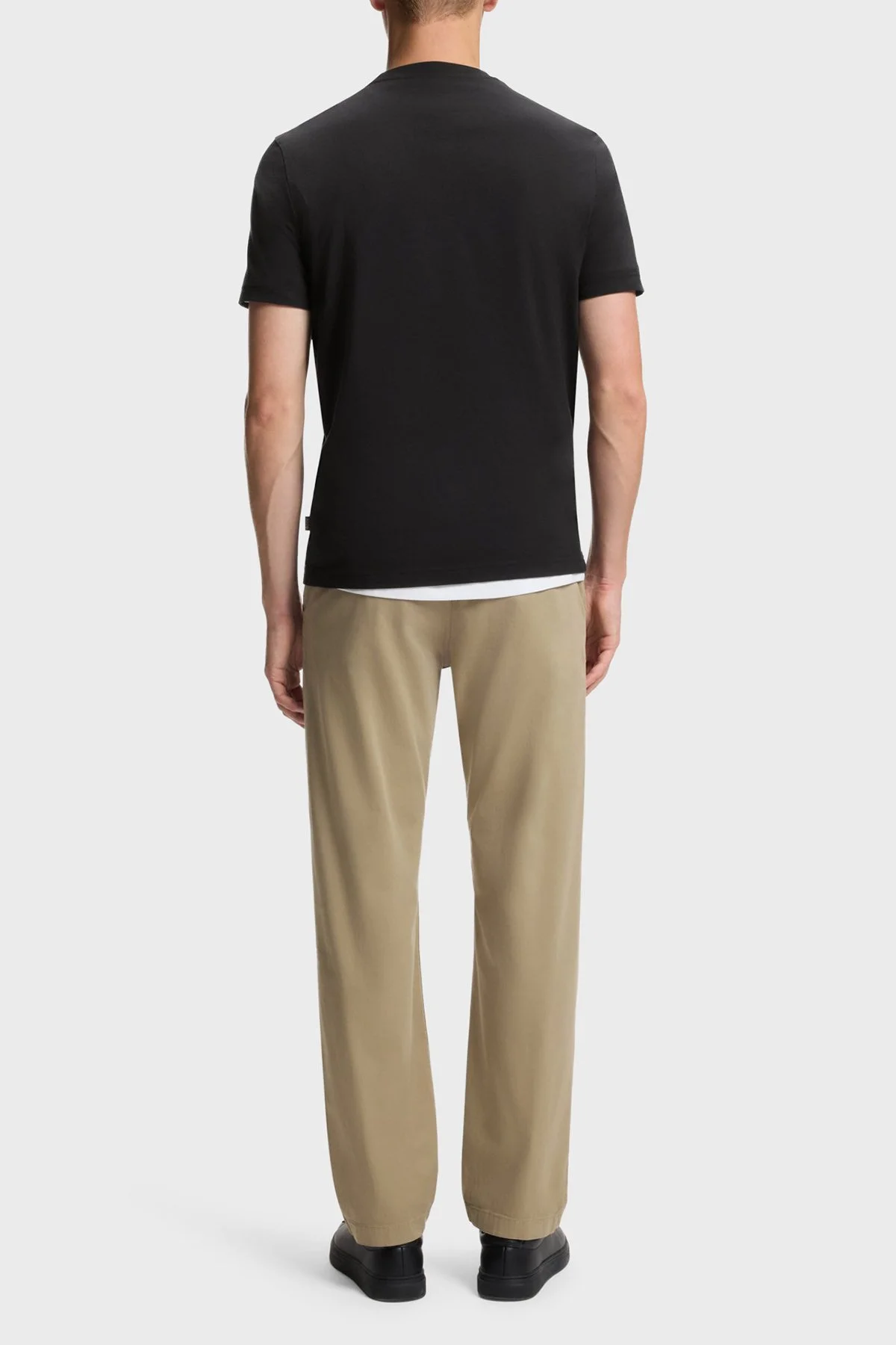 Boss Pamuklu Regular Fit Logolu Bisiklet Yaka Erkek T Shirt 50556023 001 SİYAH - 3