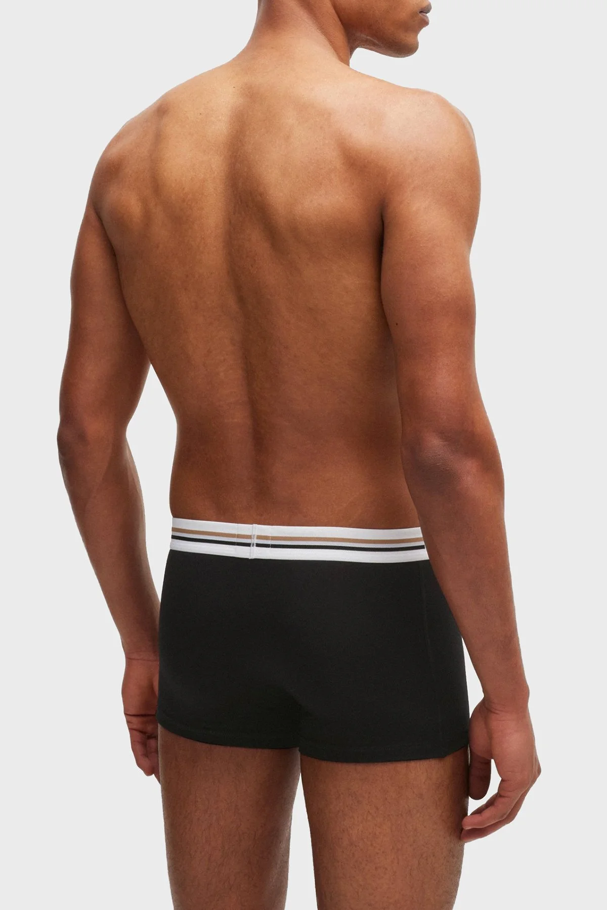 Boss Esnek Bel Bantlı 3 Pack Erkek Boxer 50492200 001 SİYAH - 5