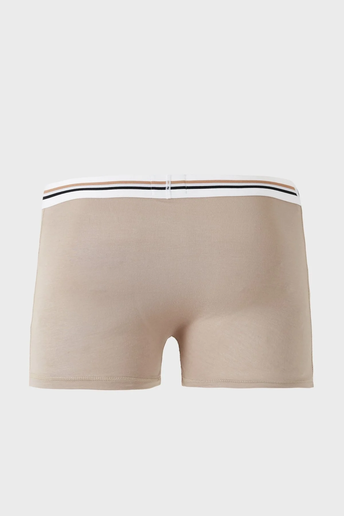 Boss Esnek Bel Bantlı 3 Pack Erkek Boxer 50492200 981 Siyah-Bej-Lacivert - 14