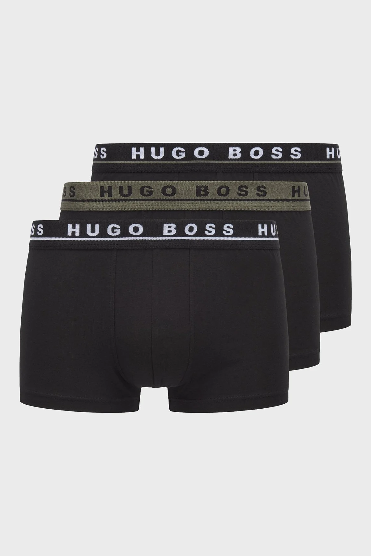 Boss Esnek Pamuklu 3 Pack Erkek Boxer 50458488 971 SİYAH - 1