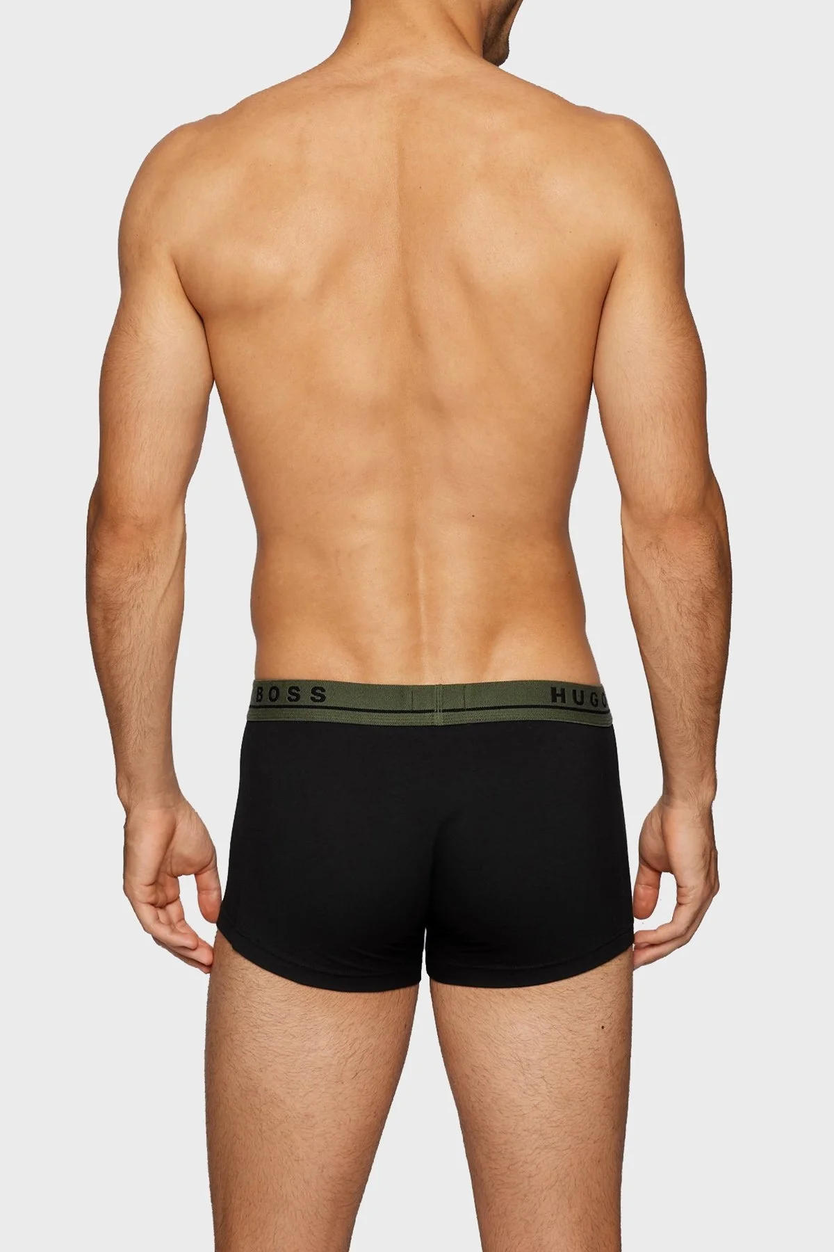 Boss Esnek Pamuklu 3 Pack Erkek Boxer 50458488 971 SİYAH - 3