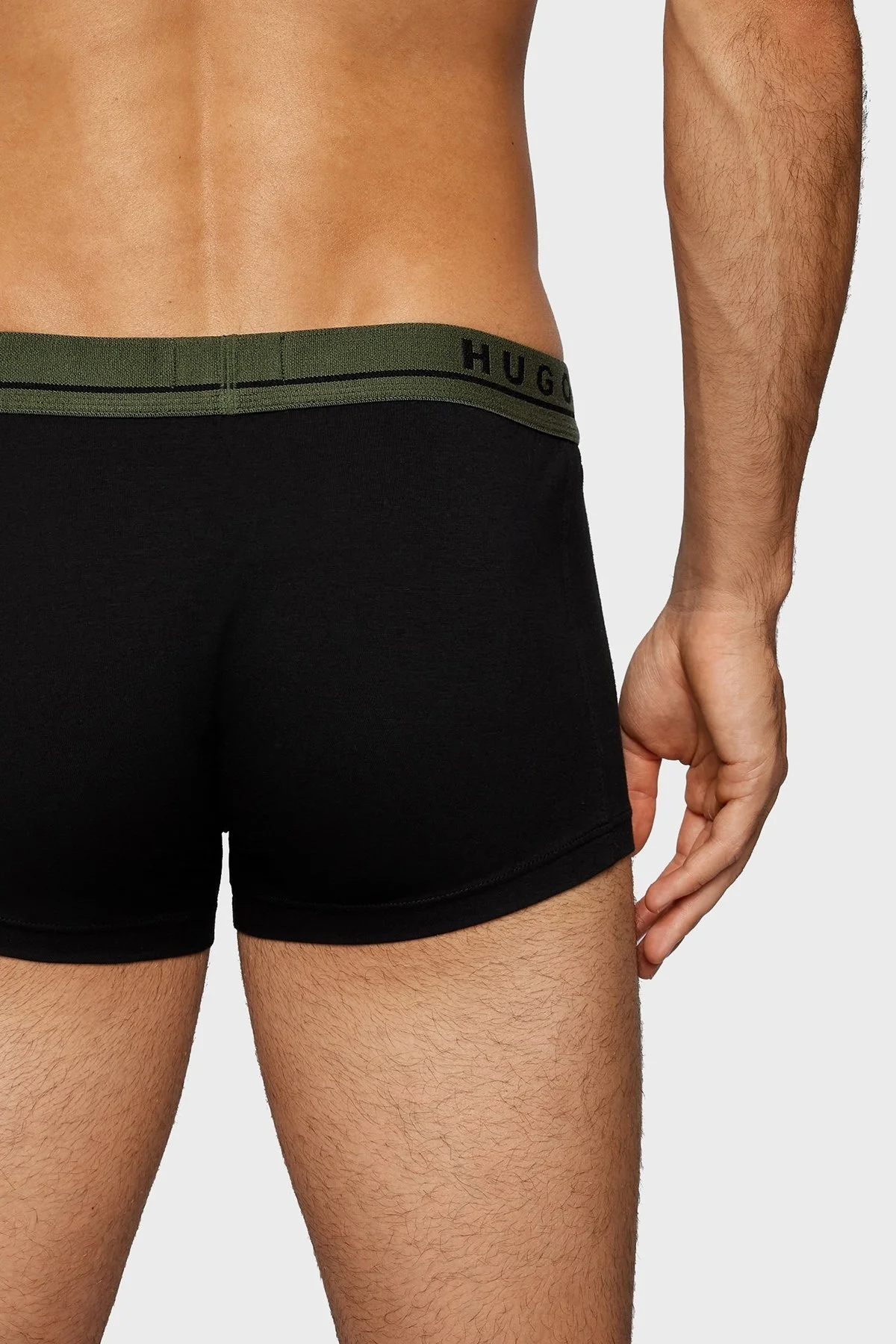 Boss Esnek Pamuklu 3 Pack Erkek Boxer 50458488 971 SİYAH - 5