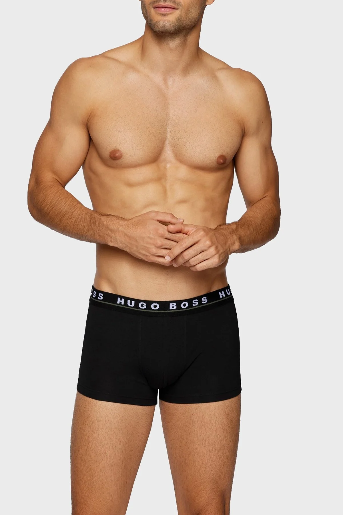 Boss Esnek Pamuklu 3 Pack Erkek Boxer 50458488 971 SİYAH - 6