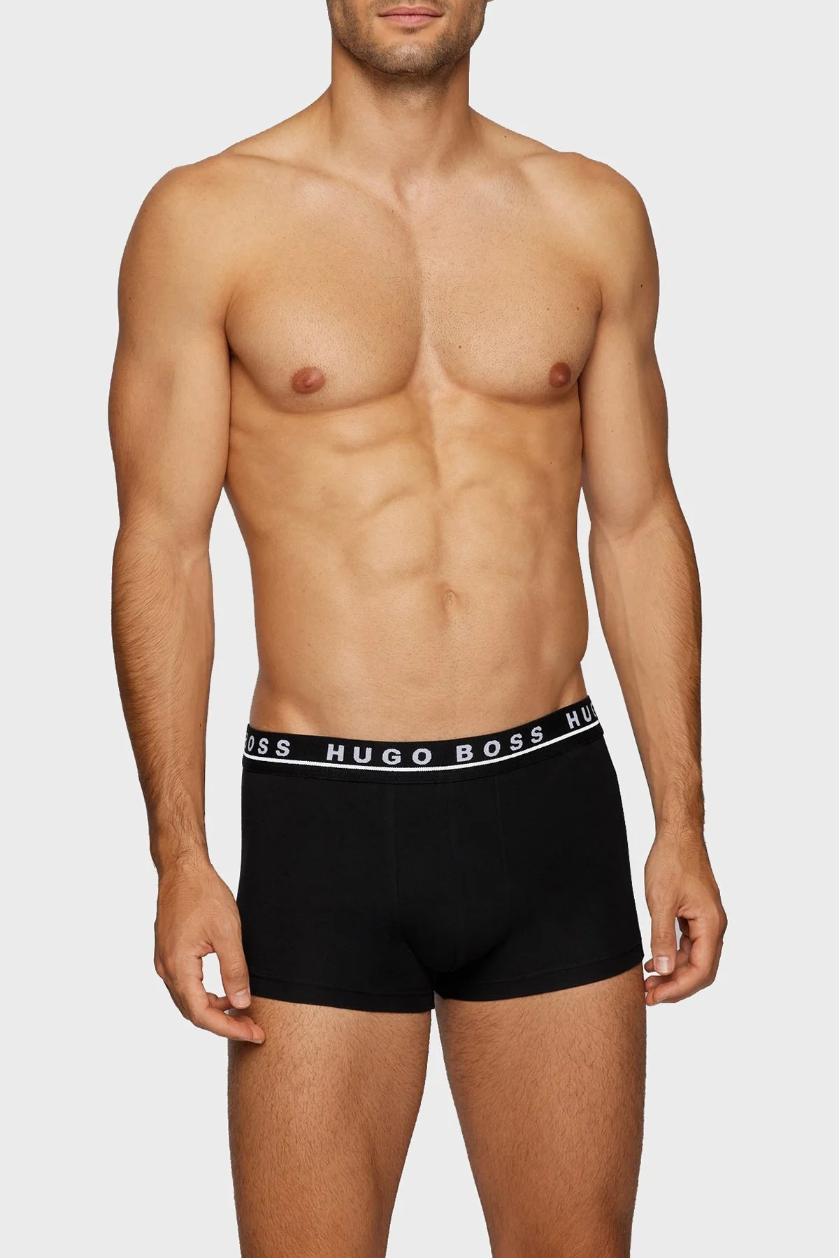 Boss Esnek Pamuklu 3 Pack Erkek Boxer 50458488 971 SİYAH - 7