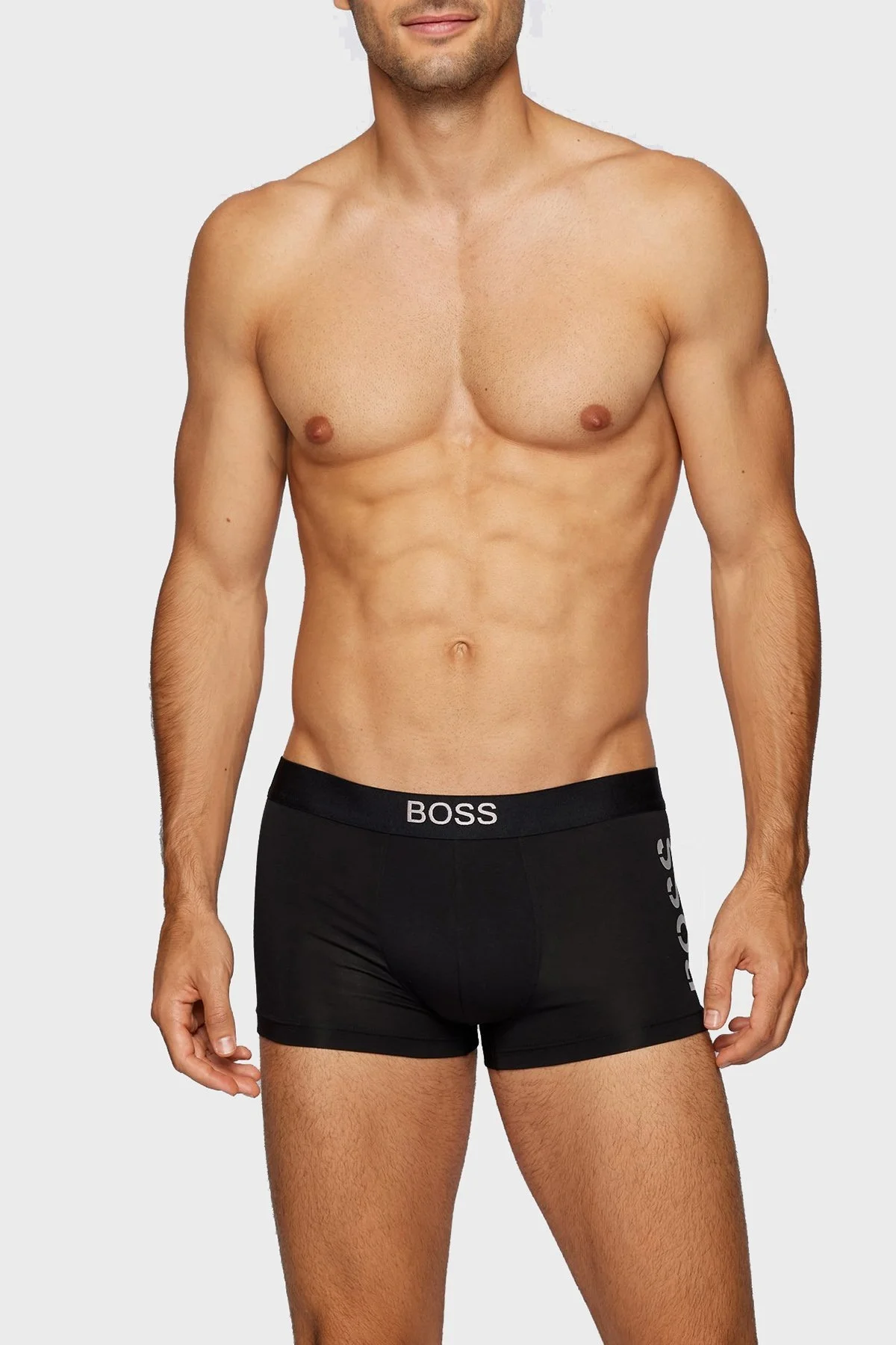 Boss Esnek Pamuklu Erkek Boxer 50462484 001 SİYAH - 4