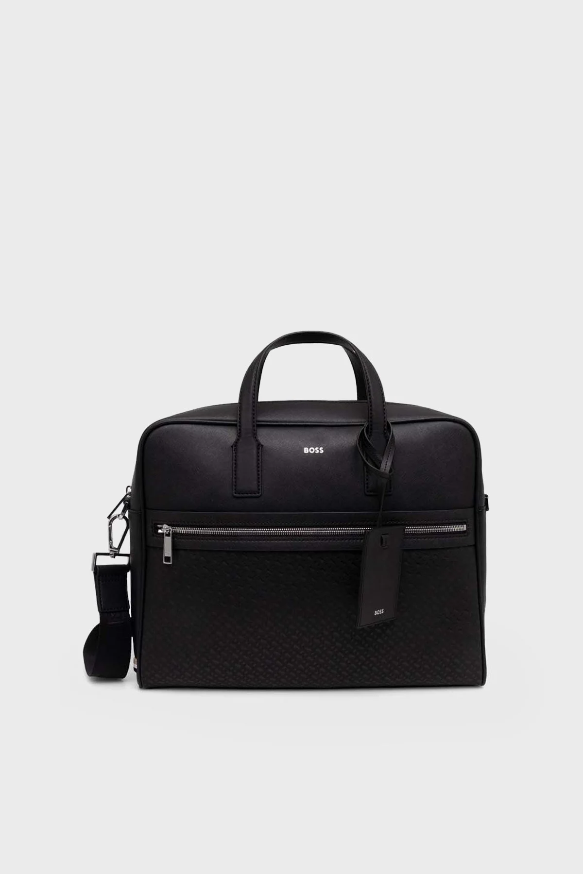 Boss Fermuarlı 14 inç Erkek Laptop Çantası 50516751 001 SİYAH - 1