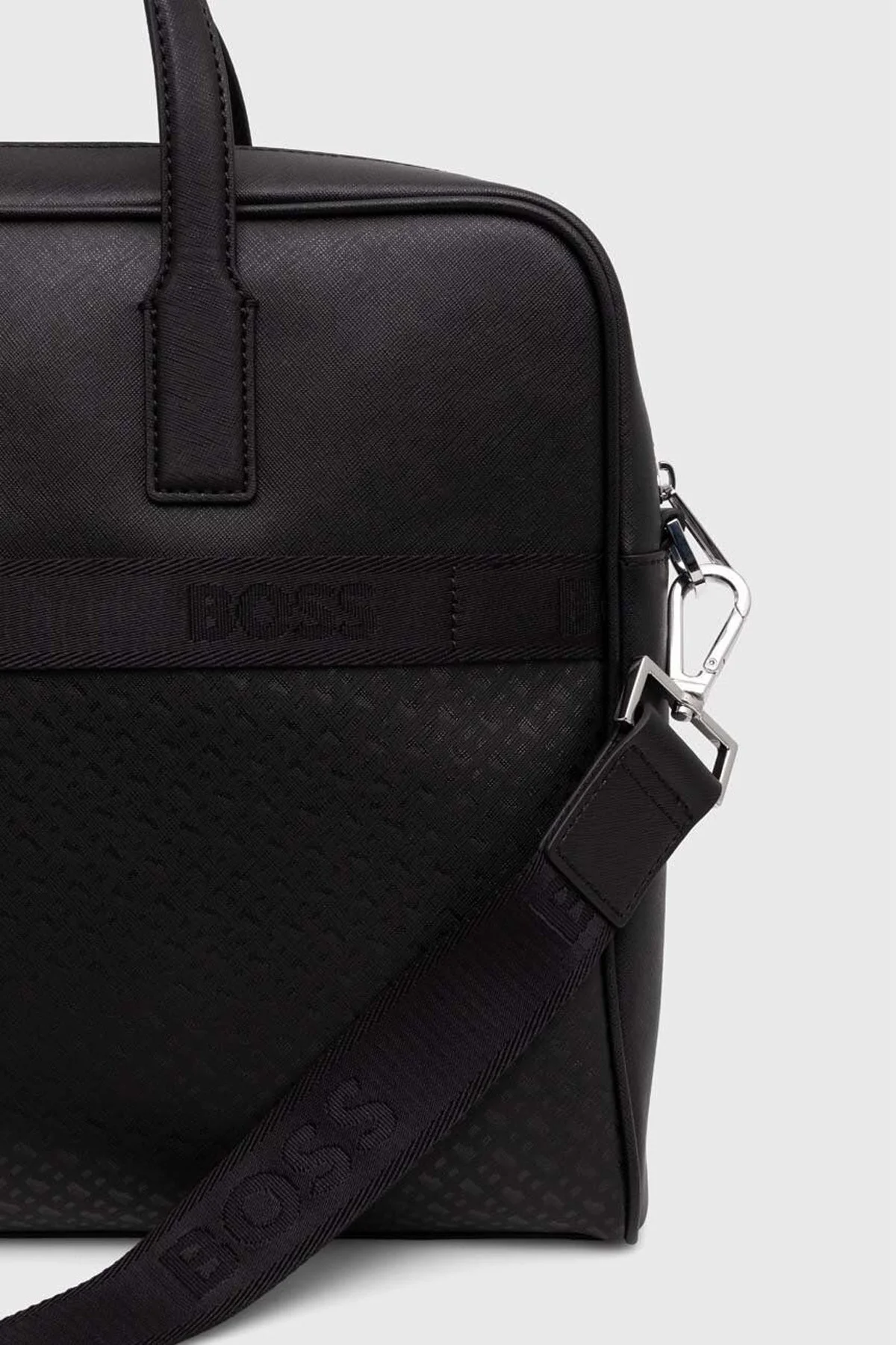 Boss Fermuarlı 14 inç Erkek Laptop Çantası 50516751 001 SİYAH - 3