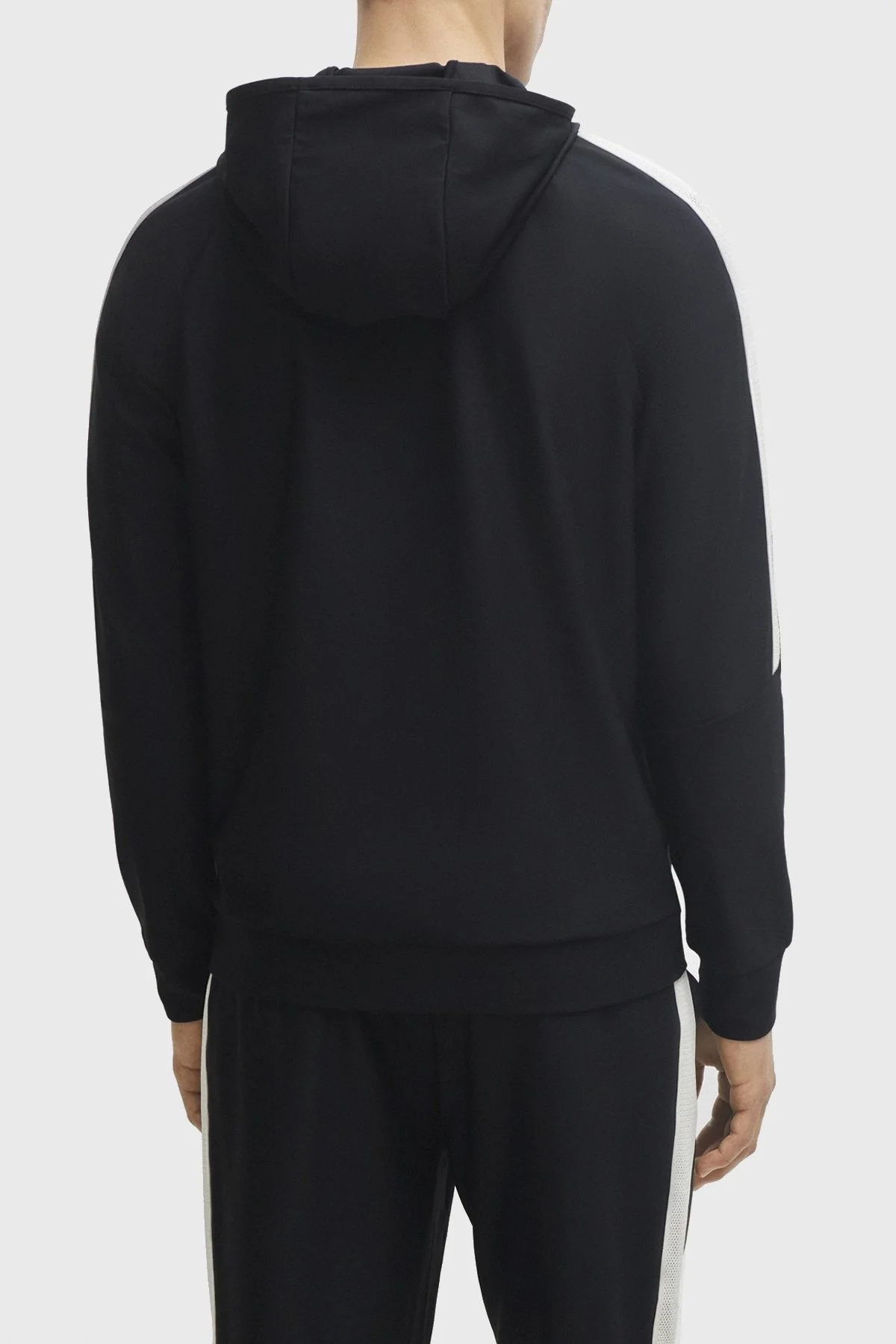 Boss Fermuarlı Kapüşonlu Cepli Regular Fit Erkek Sweat 50506162 001 SİYAH - 4