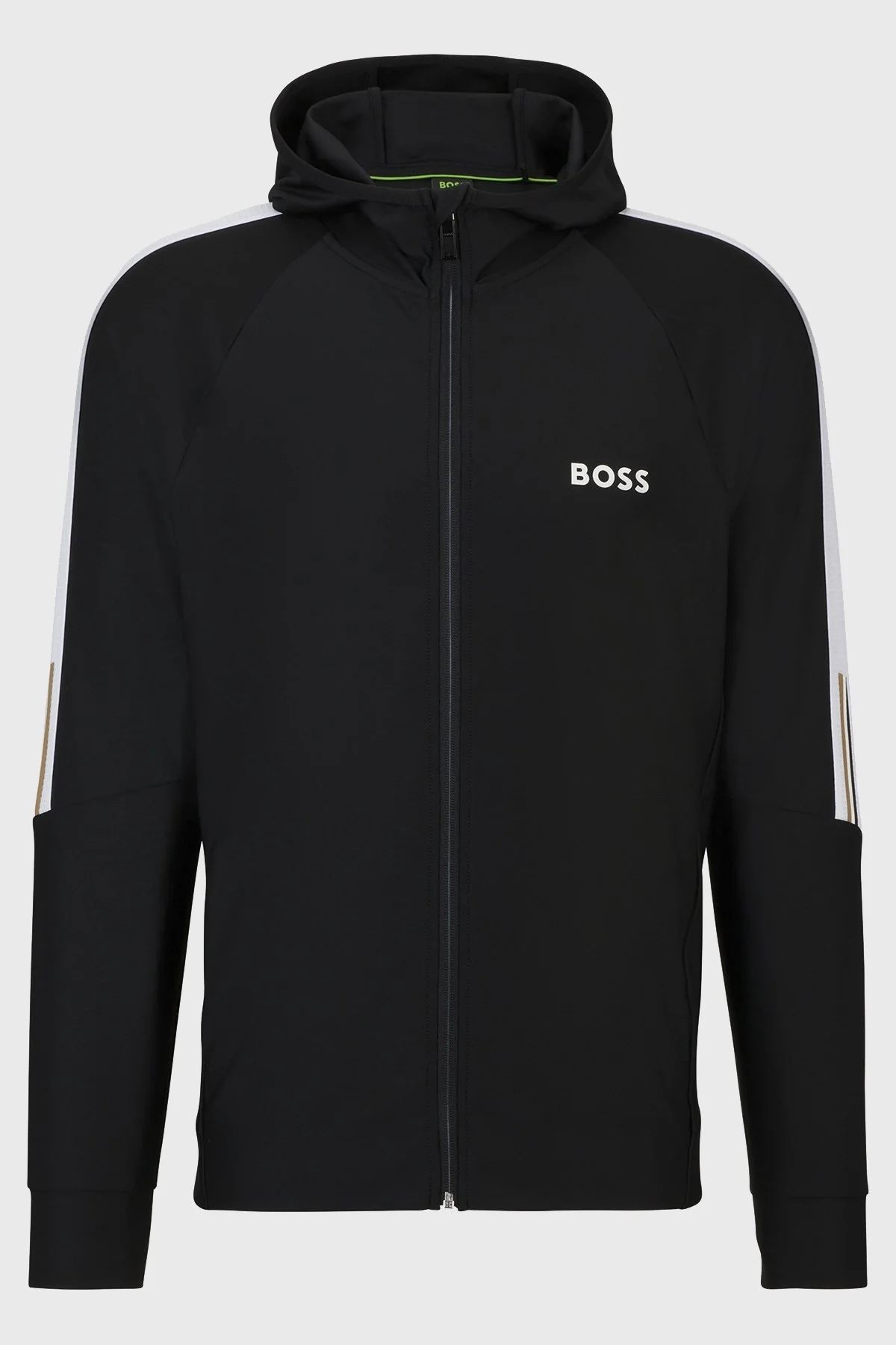 Boss Fermuarlı Kapüşonlu Cepli Regular Fit Erkek Sweat 50506162 001 SİYAH - 5