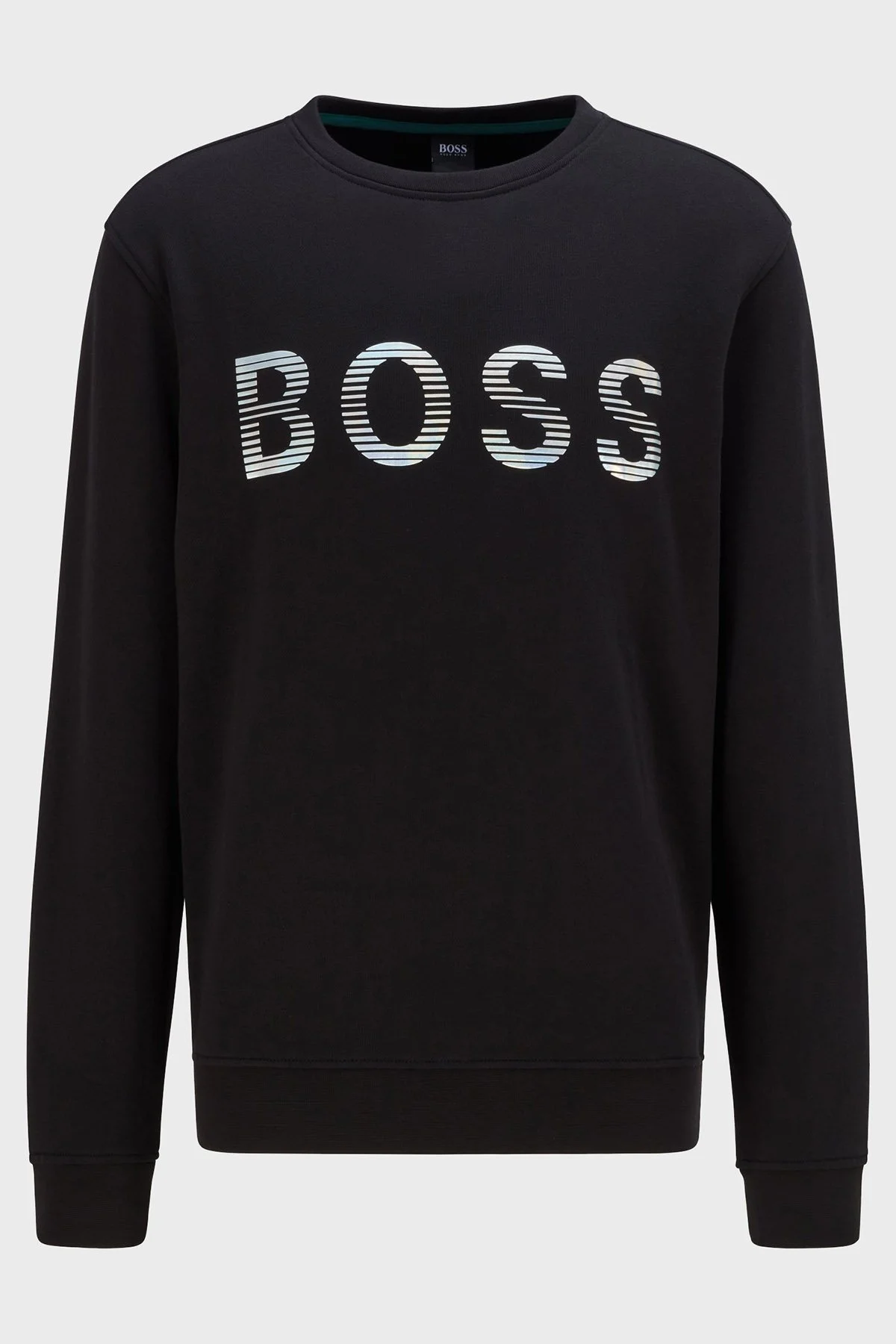 Boss Fransız Havlu Pamuklu Relaxed Fit Bisiklet Yaka Erkek Sweat S 50472235 001 SİYAH - 5